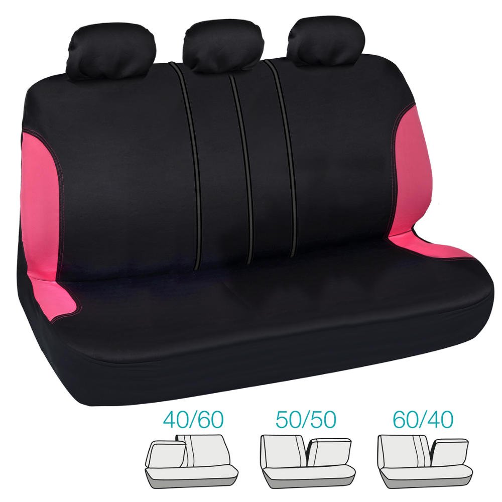 bdk-polypro-2-tone-pink-full-set-car-seat-covers-with-matching-floor-mats-front- image 3