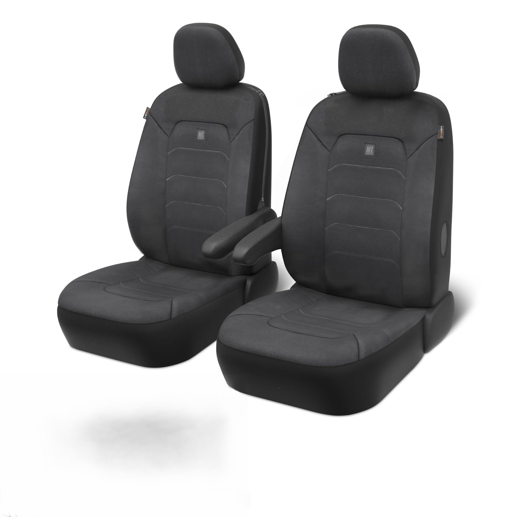 motor-trend-neoprene-advantage-waterproof-front-seat-covers-universal-fit-black image 1