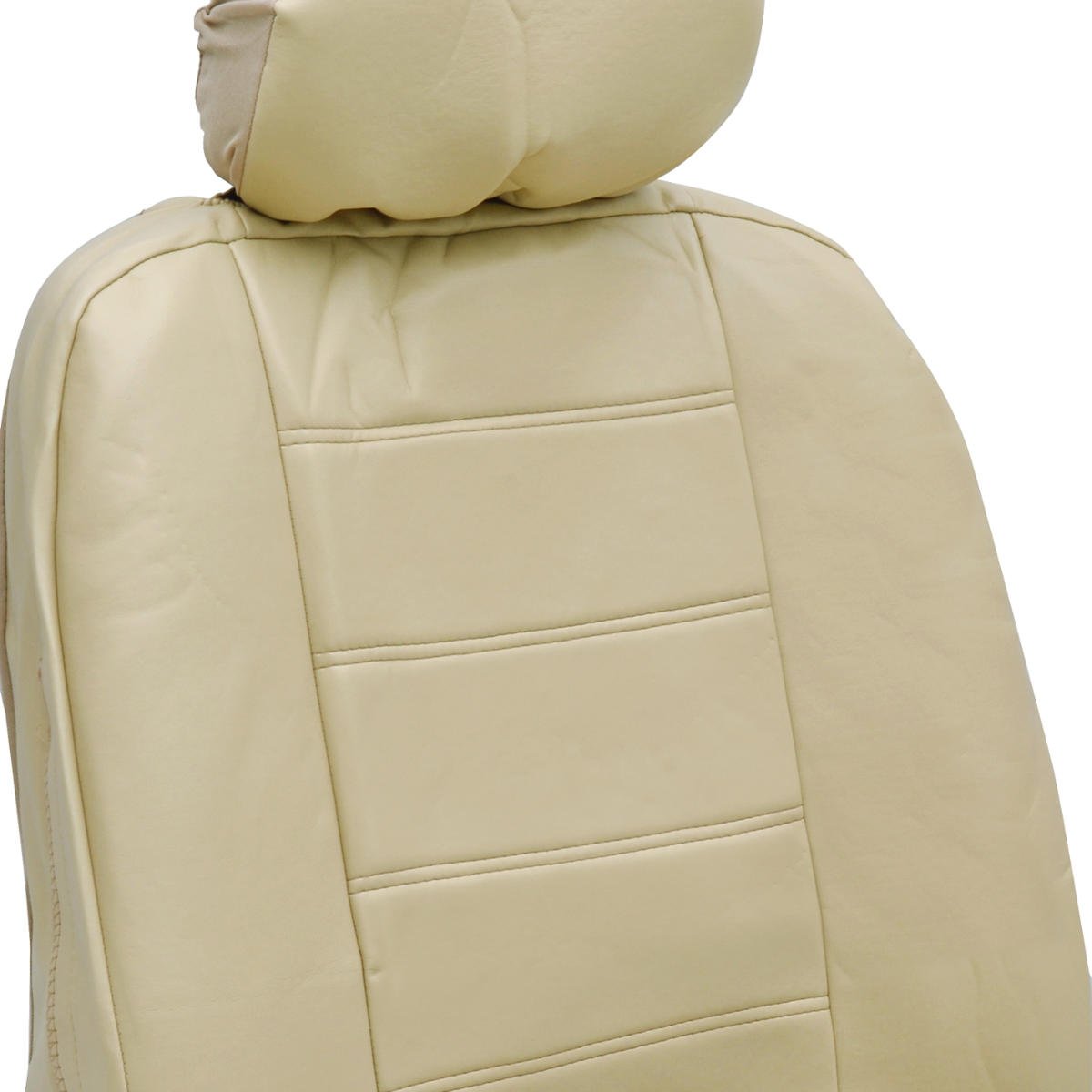 bdk-exquisite-pu-leather-seat-covers-for-toyota-corolla-front-pair-beige image 8