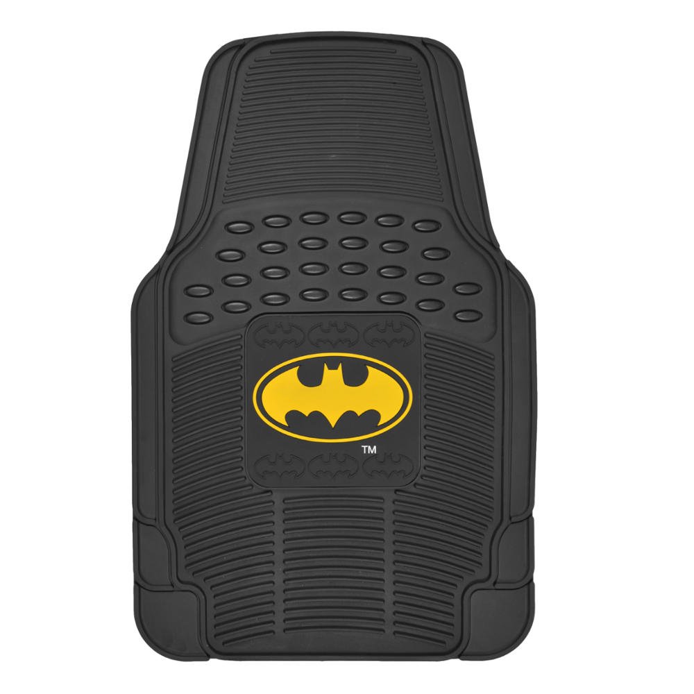 bdk-batman-licensed-dc-comics-superhero-front-car-floor-mats-all-weather-heavy-d image 3