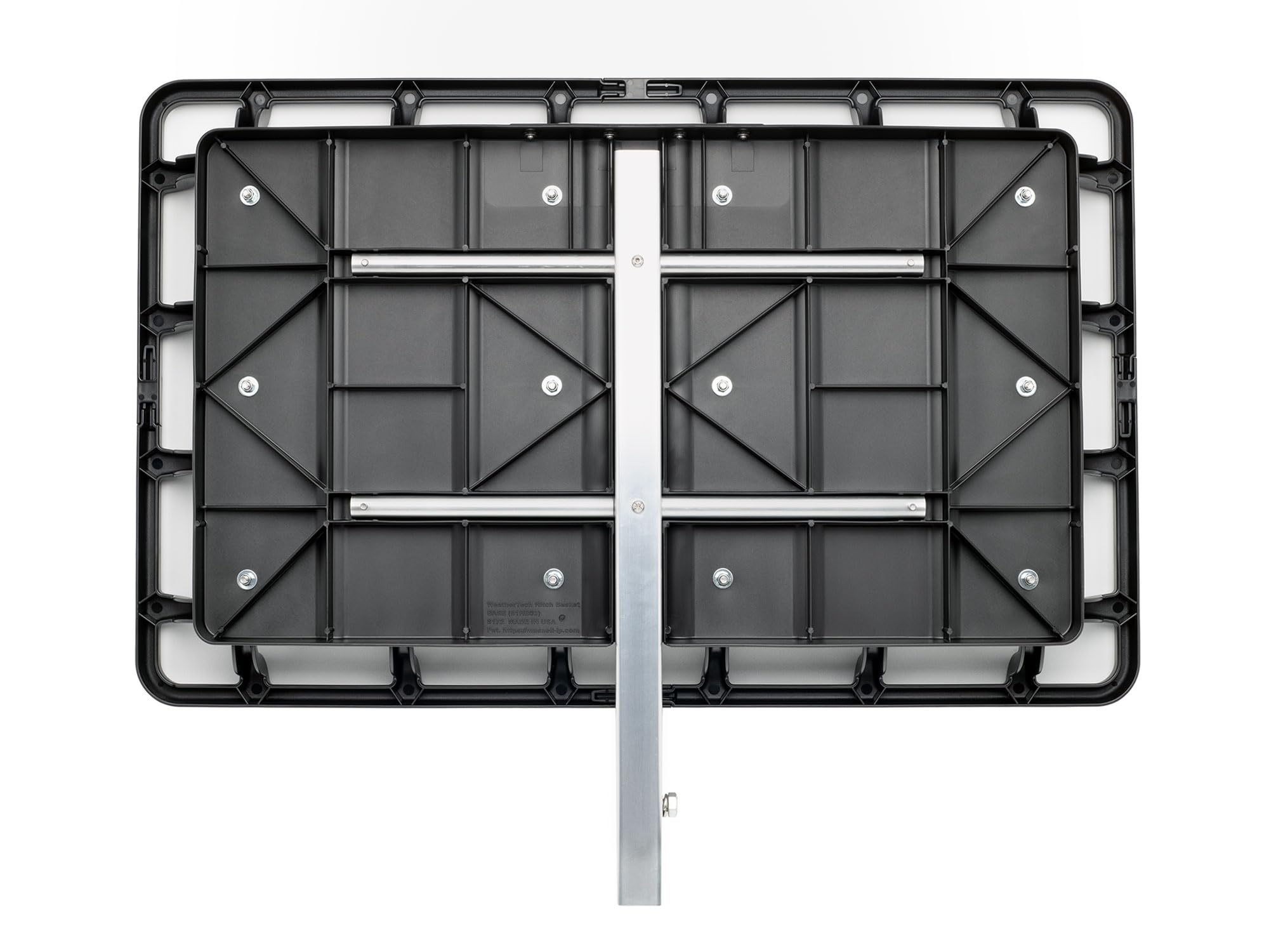 weathertech-hitch-basket-cargo-carrier-45-x28-aluminum-frame-500-lb-capacity-for image 4