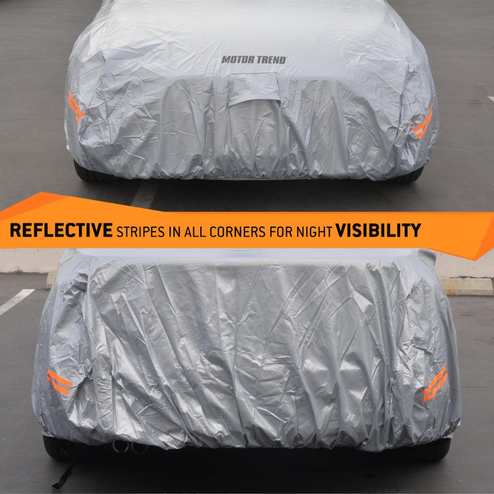 motor-trend-trueshield-waterproof-car-cover-heavy-duty-outdoor-fleece-lined-soni image 4