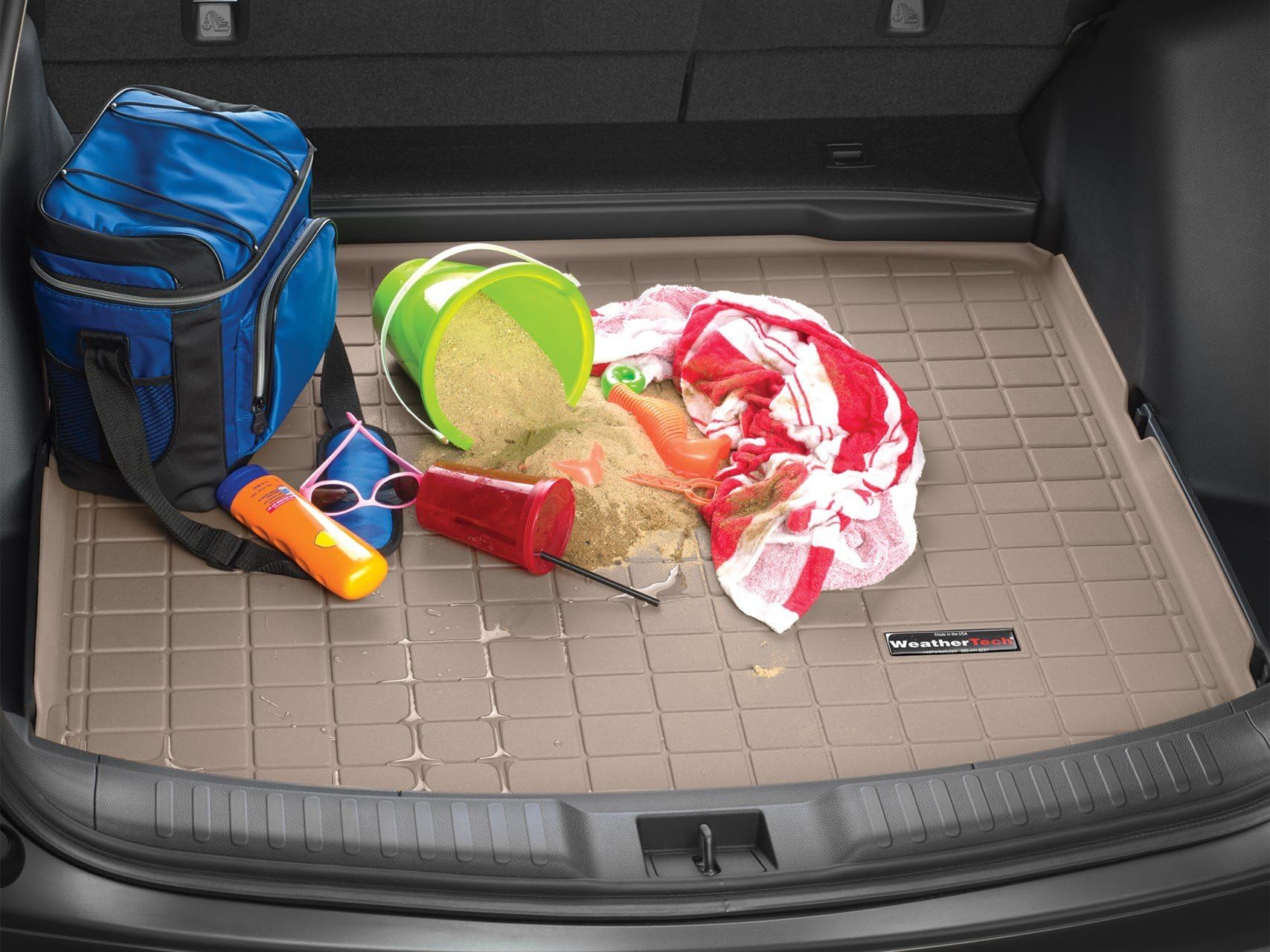 weathertech-cargo-trunk-liner-for-ford-escape-2020-2026-behind-2nd-row-black image 7