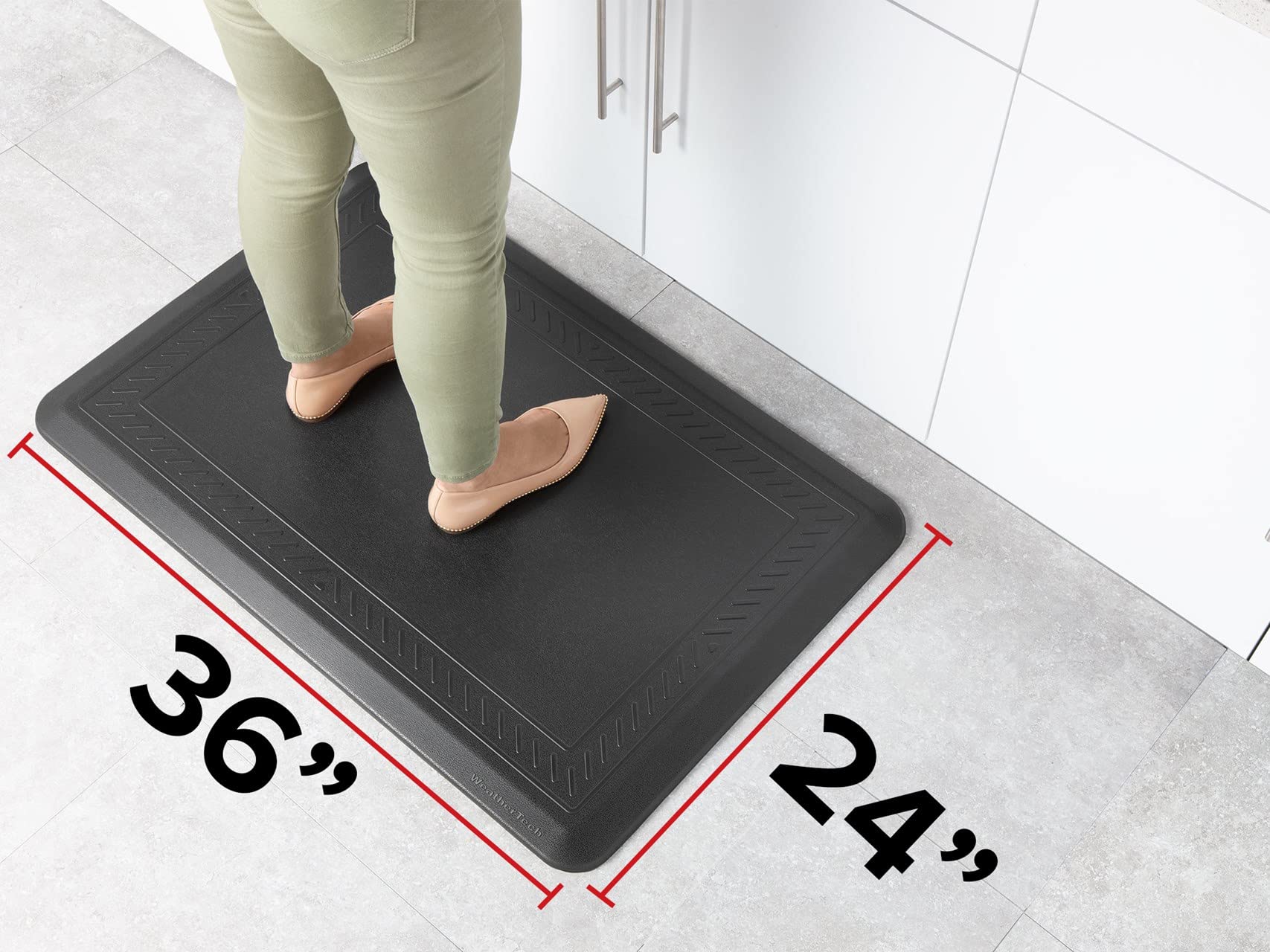 weathertech-comfortmat-anti-fatigue-comfort-mat-24-by-36-inches-bordered-pattern image 2