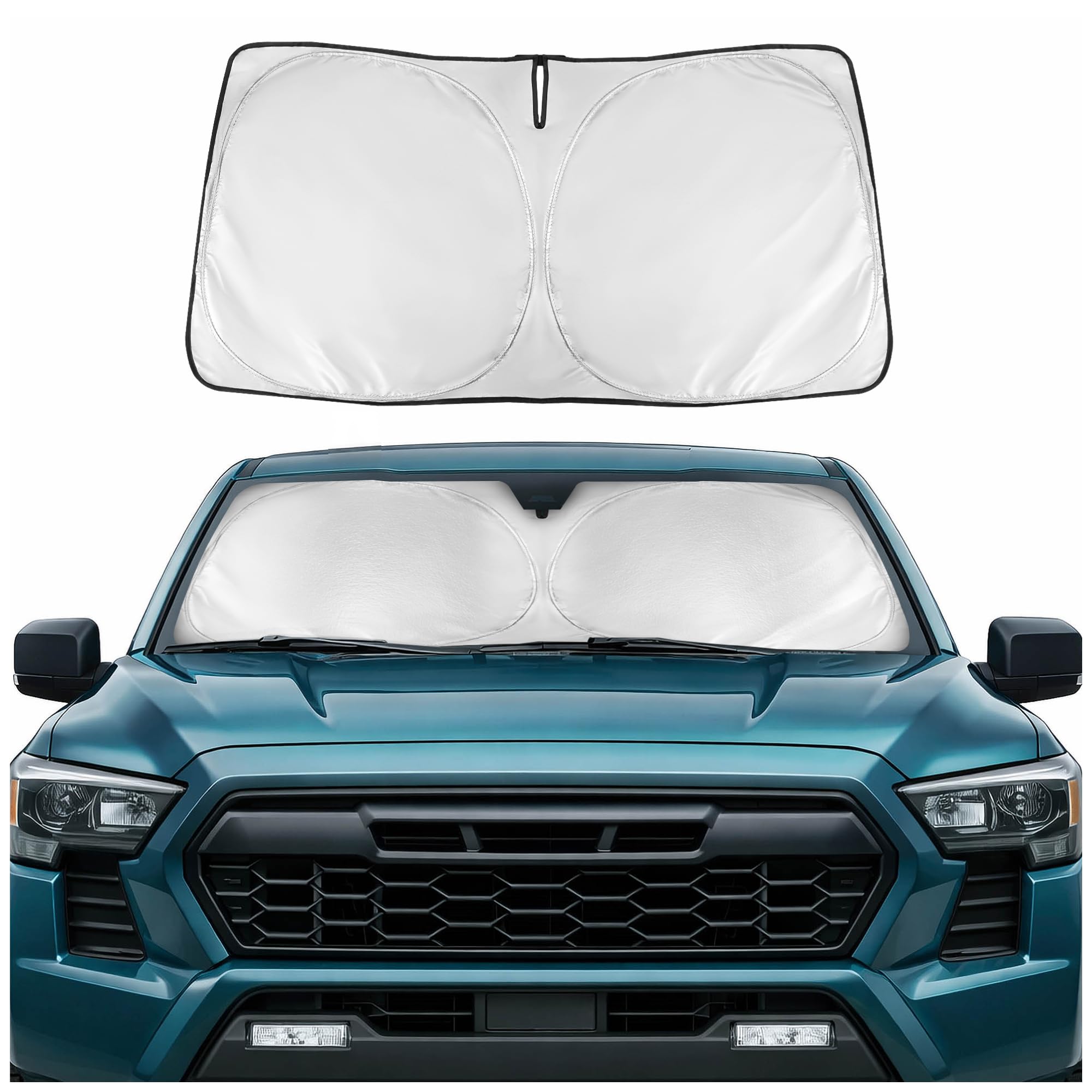 motor-trend-custom-fit-toyota-tacoma-sun-shade-2016-2026 image 1