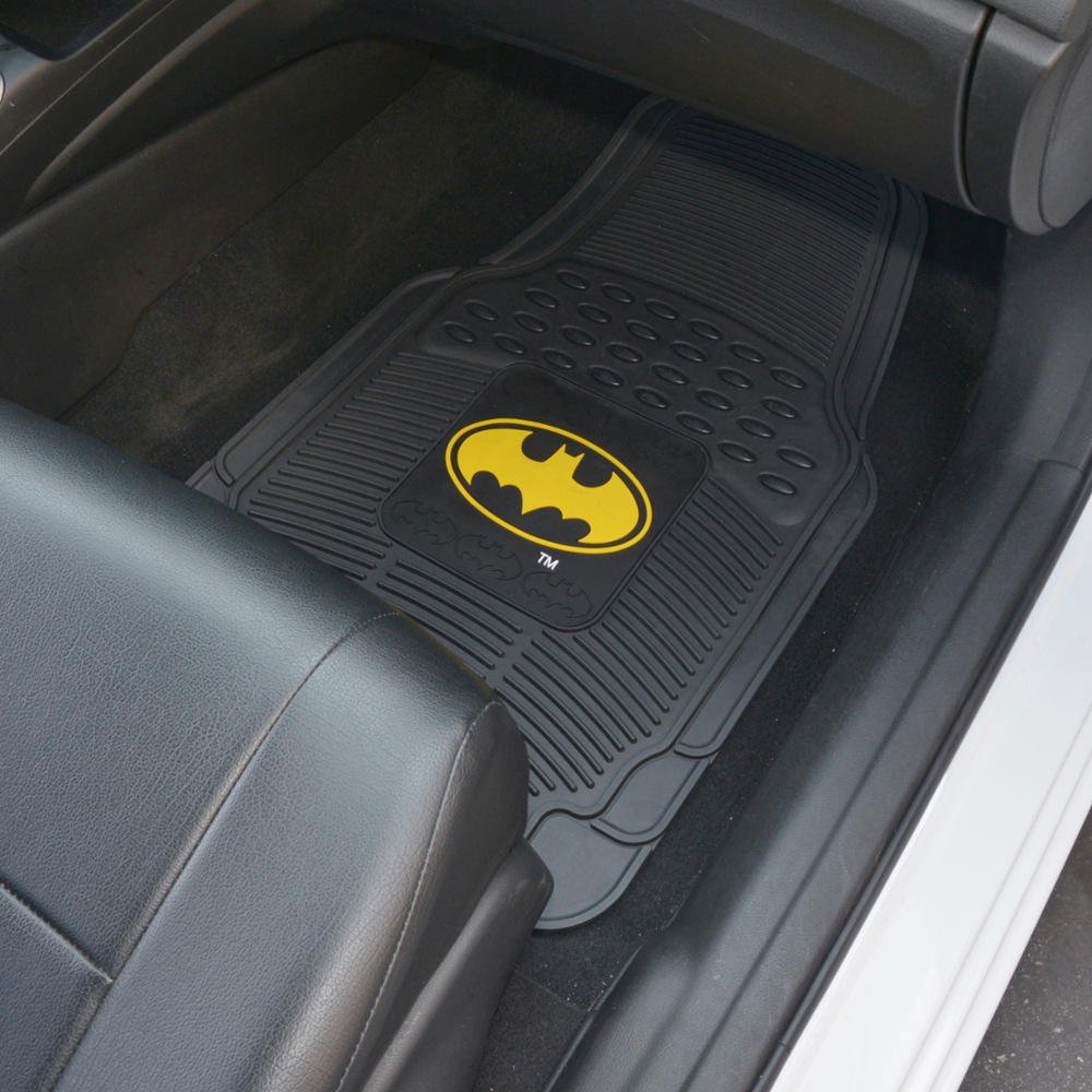 bdk-batman-licensed-dc-comics-superhero-front-car-floor-mats-all-weather-heavy-d image 5