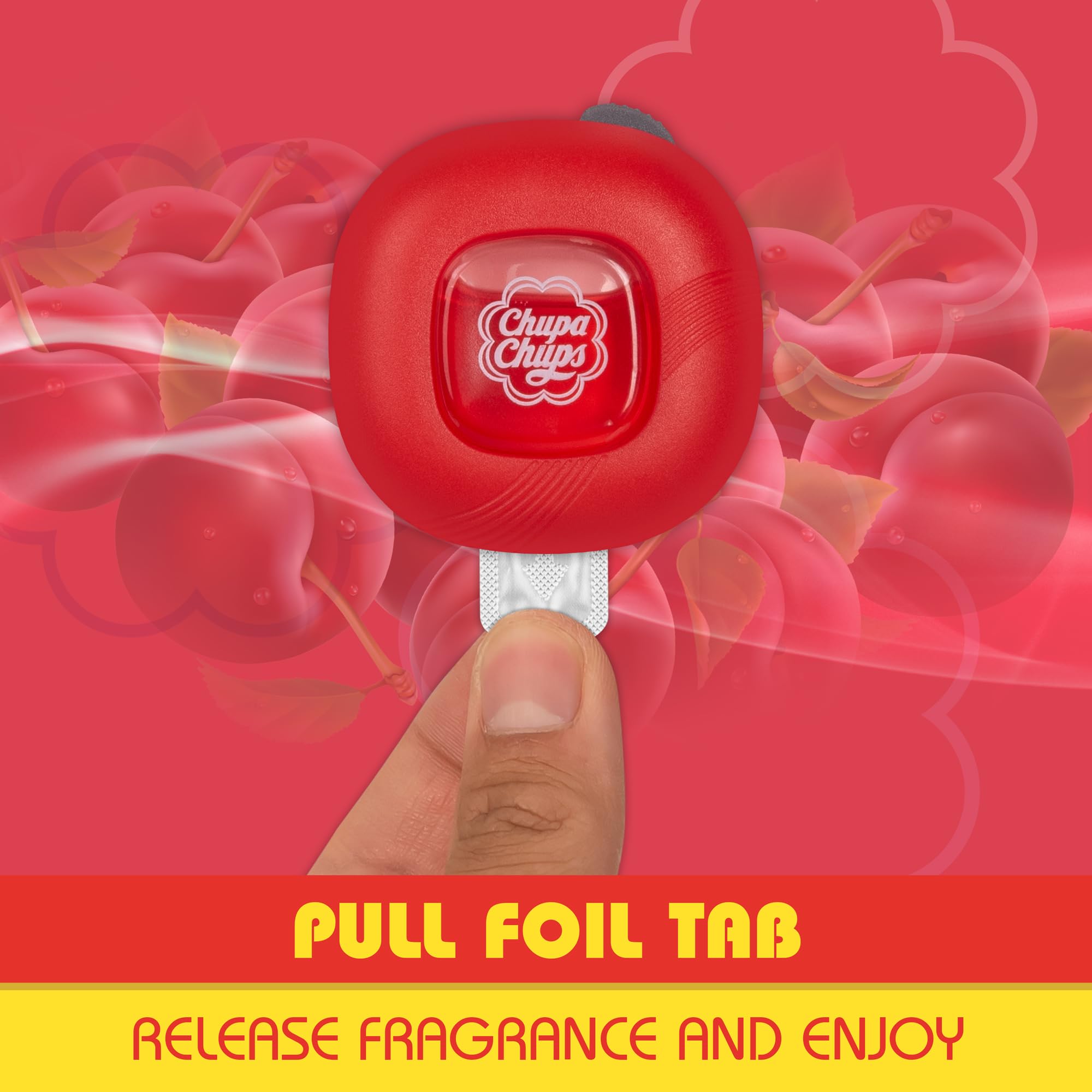 chupa-chups-car-air-freshener-candy-cherry-2-pack-by-bdk image 5