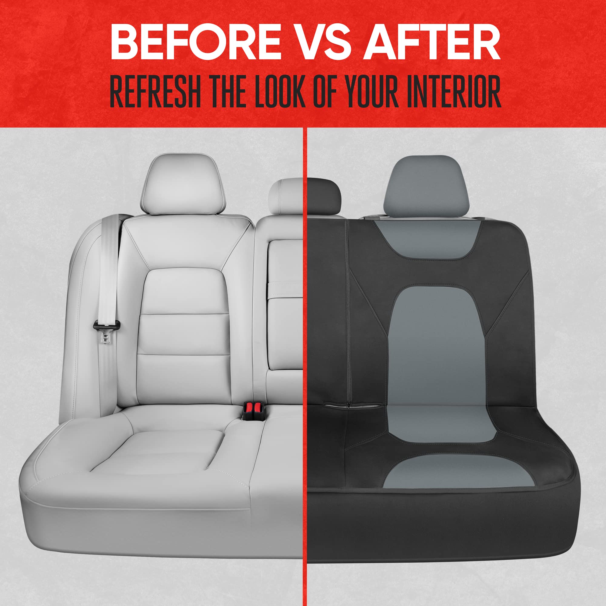 motor-trend-aquashield-waterproof-gray-rear-split-bench-seat-cover-for-60-40-sea image 6