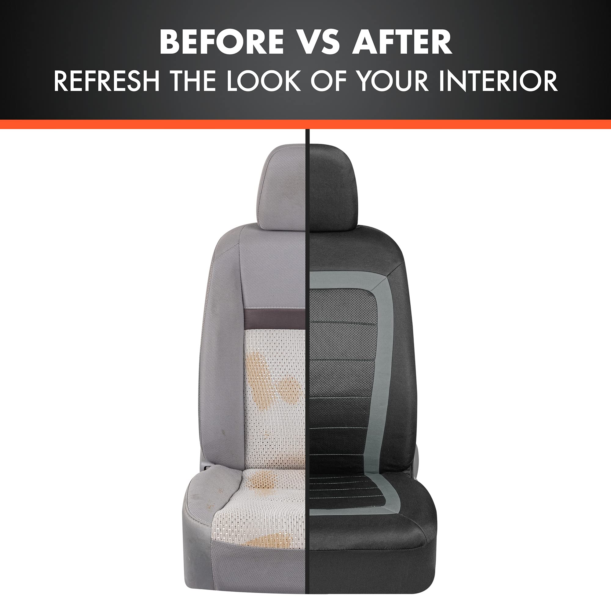bdk-carxs-freshmesh-car-seat-covers-for-front-seats-gray-mesh-with-sideless-desi image 7