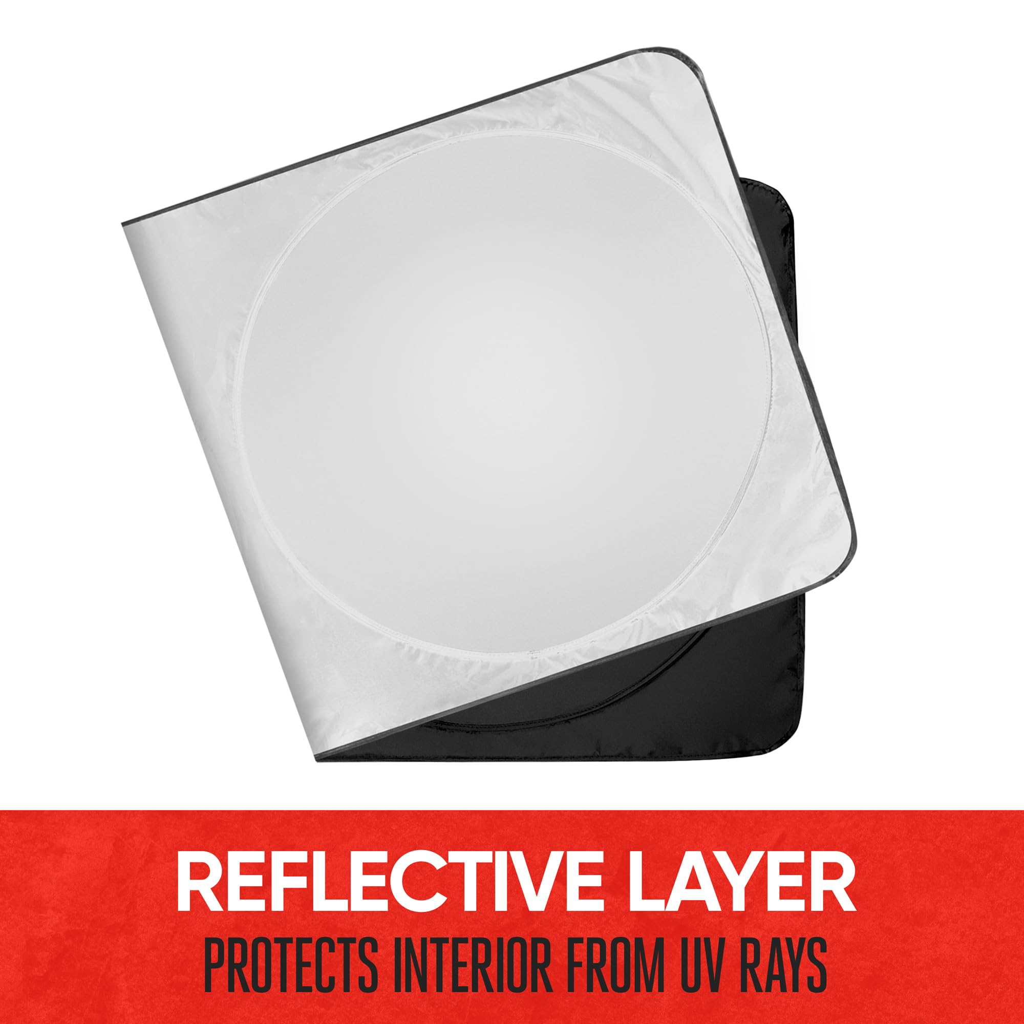 bdk-jumbo-windshield-sun-shade-63-x-35-5-pop-up-reflective-uv-protector-for-car- image 6