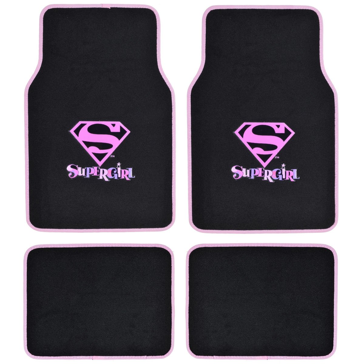 bdk-warner-bros-dc-comics-super-girl-classic-licensed-carpet-floor-mats-universa image 1