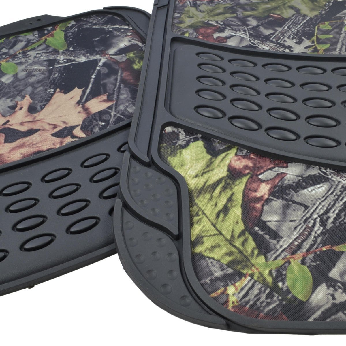 bdk-camouflage-4-piece-all-weather-waterproof-rubber-car-floor-mats-trimmable-he image 5