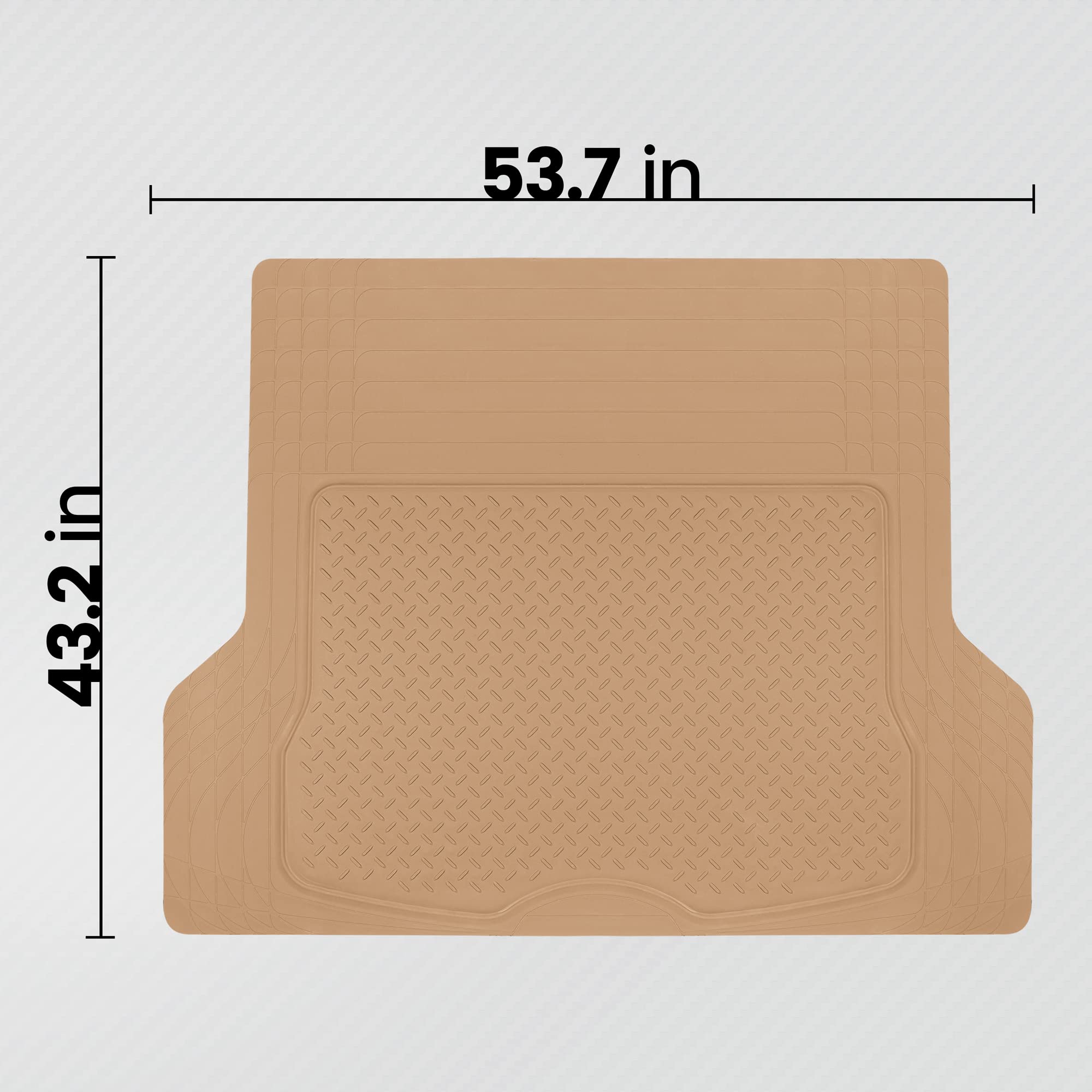 bdk-heavy-duty-rubber-cargo-mat-liner-all-weather-trunk-protection-trim-to-fit-4 image 7
