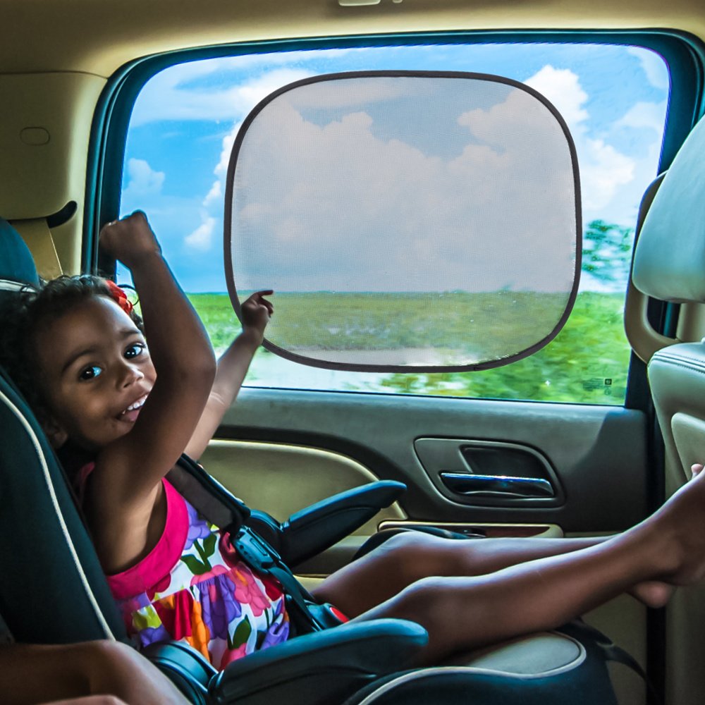 bdk-static-cling-car-sun-shades-for-side-rear-windows-2-pack-blocks-97-uv-rays-u image 2