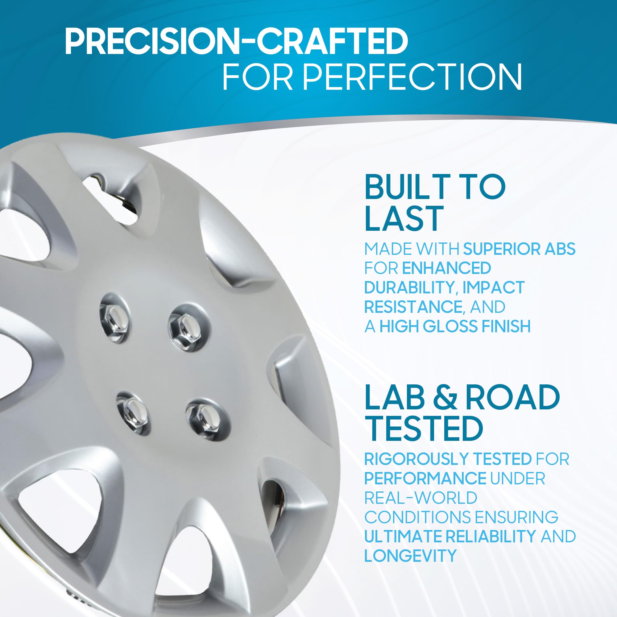 bdk-4-pack-14-hubcaps-for-steel-wheels-oem-style-snap-on-hub-caps-fits-jdm-most- image 2