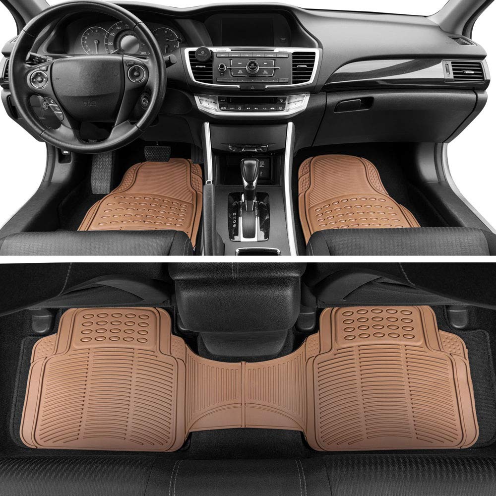 bdk-proliner-original-heavy-duty-rubber-floor-mats-front-rear-trunk-universal-fi image 2