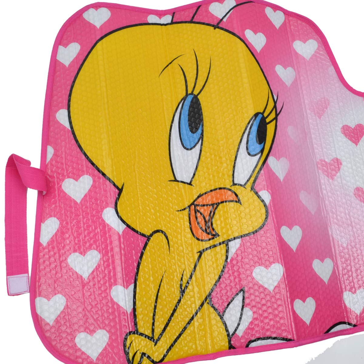 bdk-tweety-bird-officially-licensed-jumbo-accordion-folding-windshield-sun-shade image 3