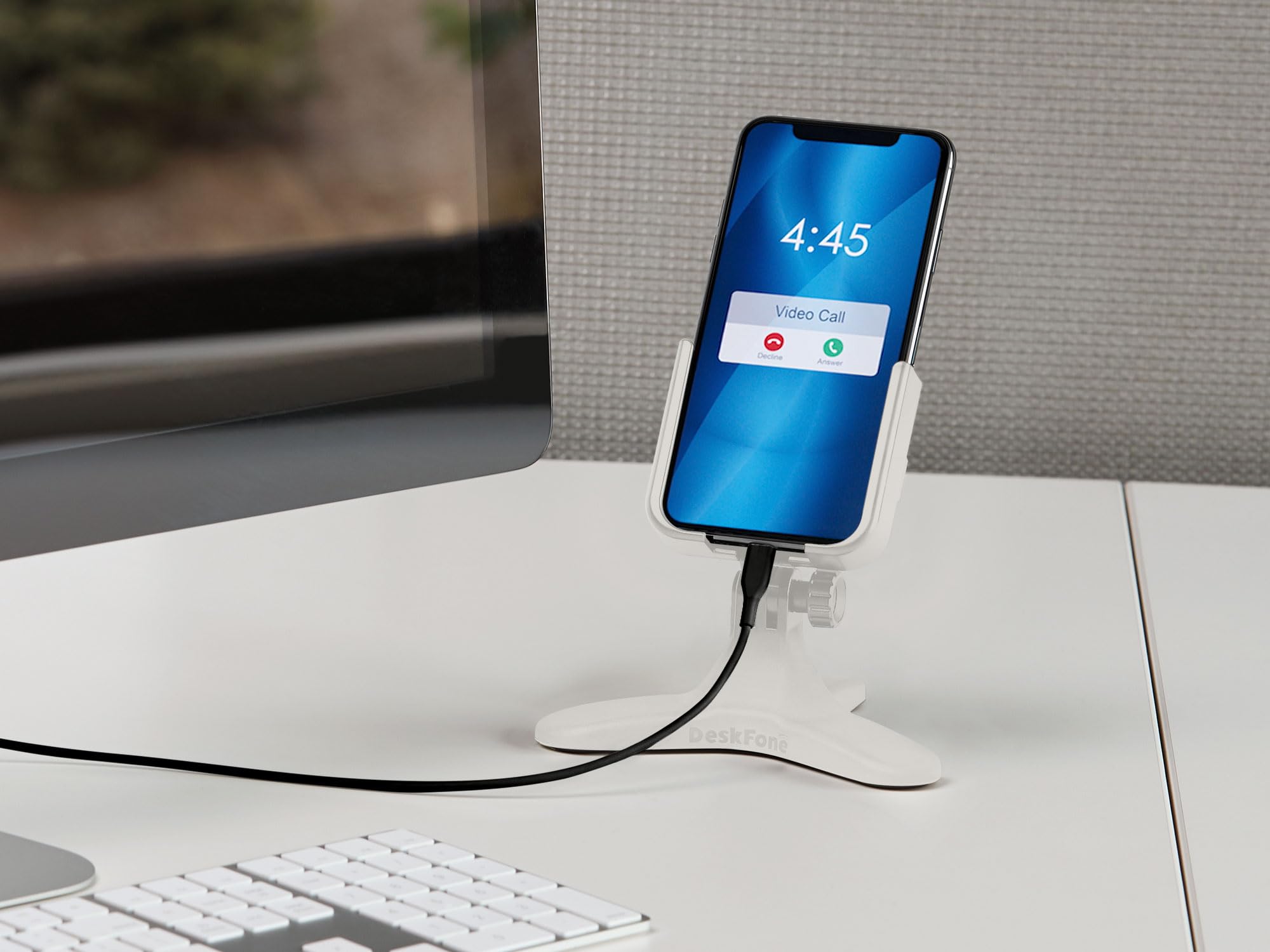 weathertech-deskfone-two-view-adjustable-universal-phone-holder-mount-stand-for- image 4