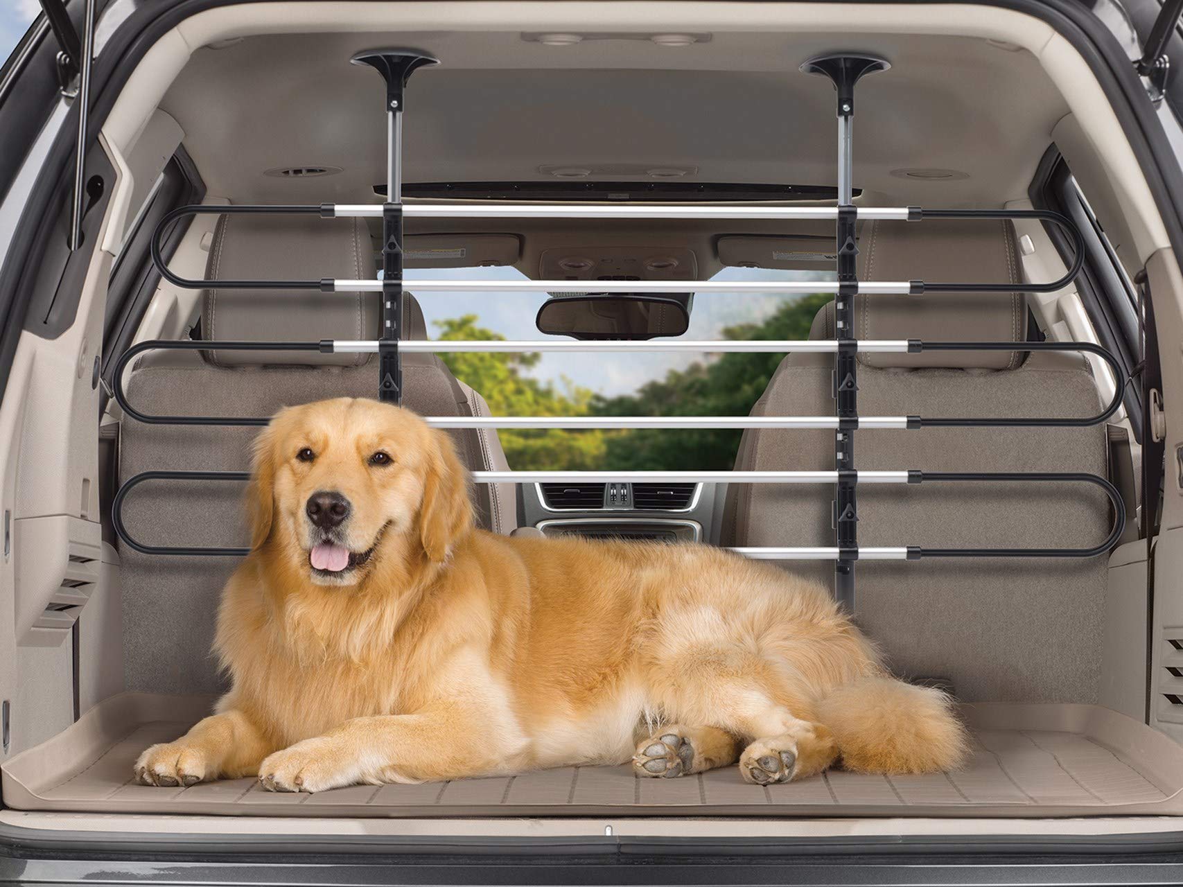 weathertech-pet-barrier-adjustable-height-width-keeps-pets-secure-behind-2nd-or- image 2