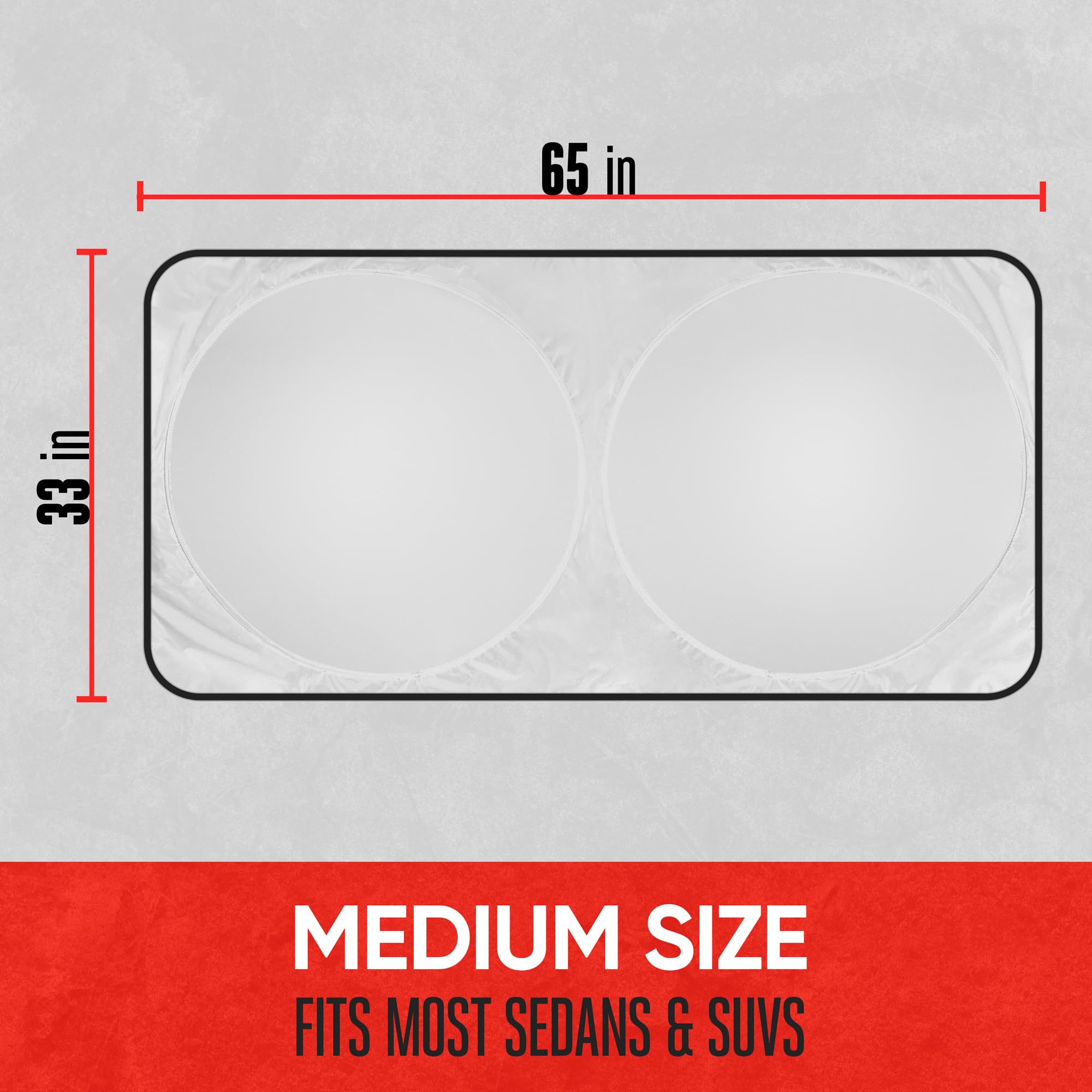 motor-trend-foldable-car-sun-shade-with-storage-bag-x-large-74x37-inches-collaps image 3