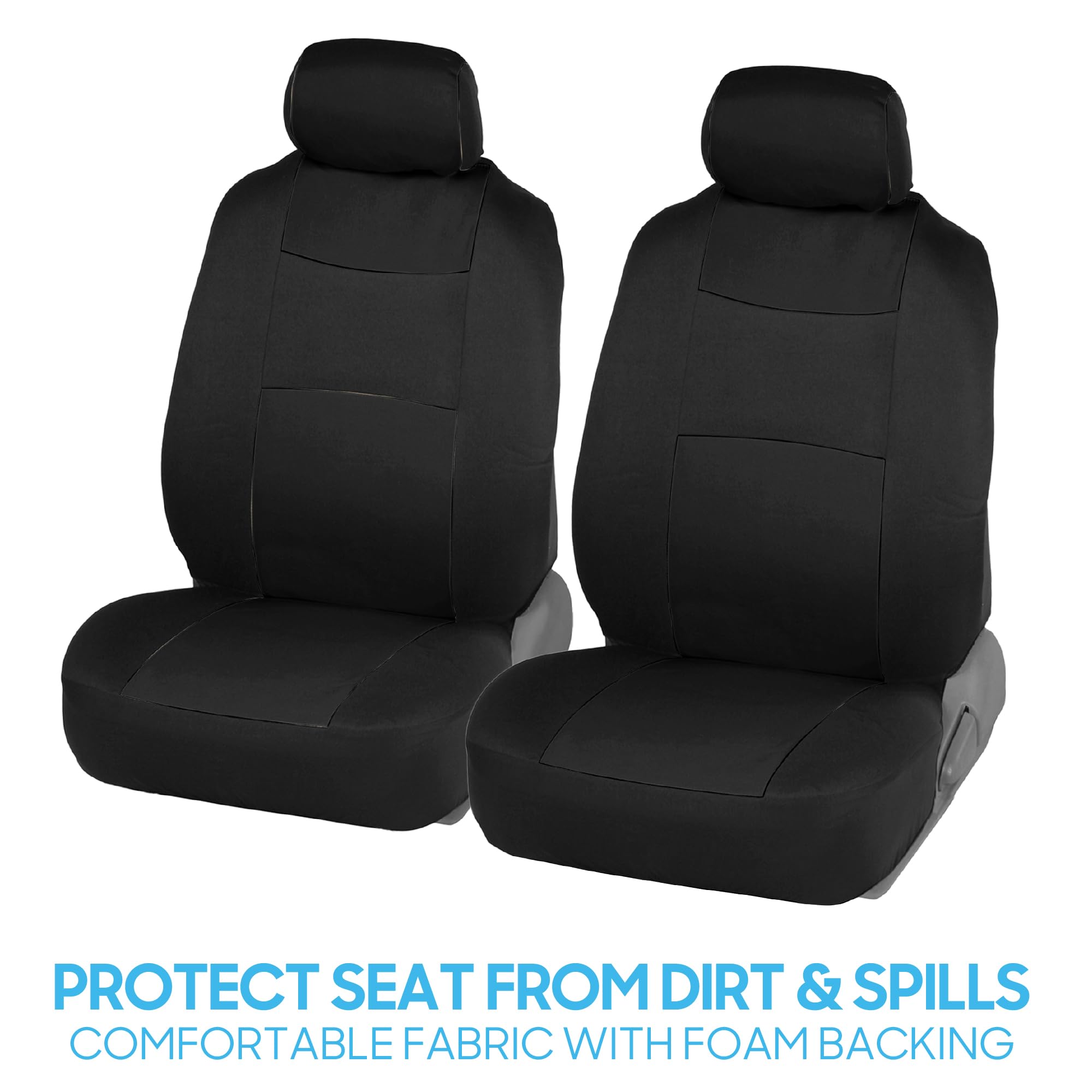bdk-polypro-black-seat-cover-full-set-with-matching-carpet-floor-mats-front-rear image 2