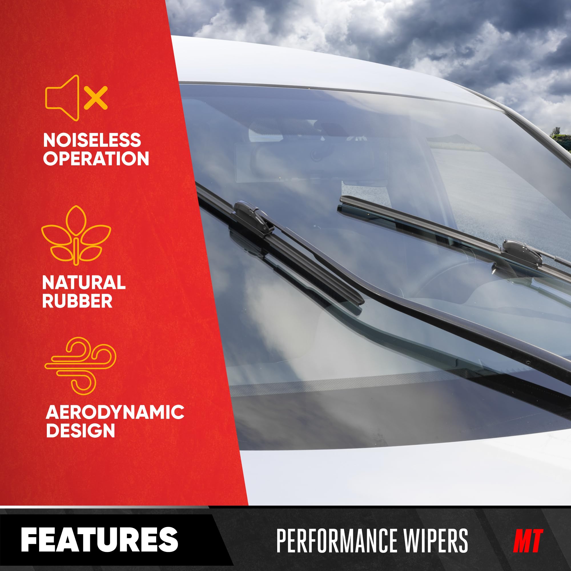 motor-trend-flexblade-premium-wiper-blades-2-pack-18-18-advanced-beam-design-qui image 2