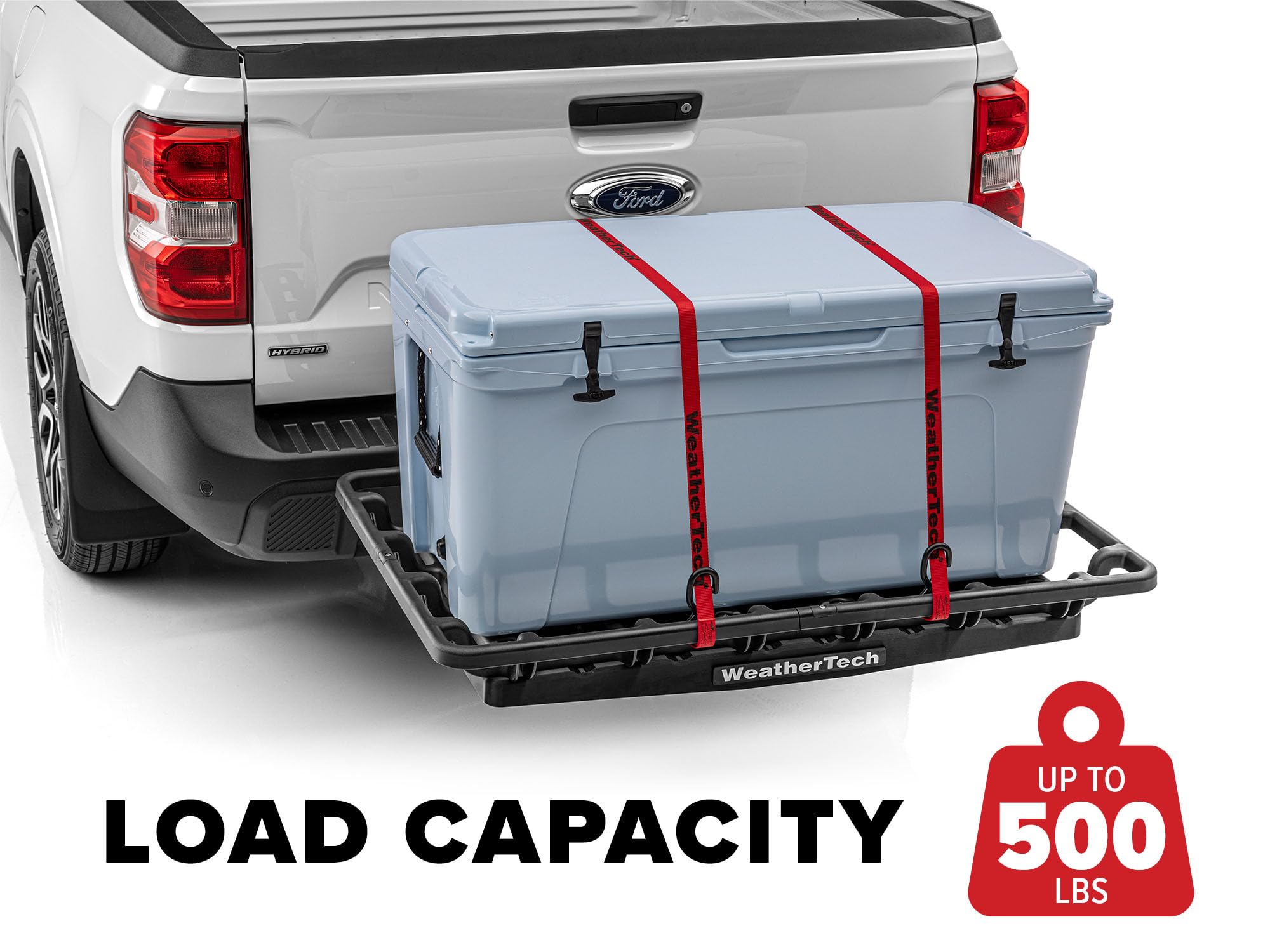 weathertech-hitch-basket-cargo-carrier-45-x28-aluminum-frame-500-lb-capacity-for image 5