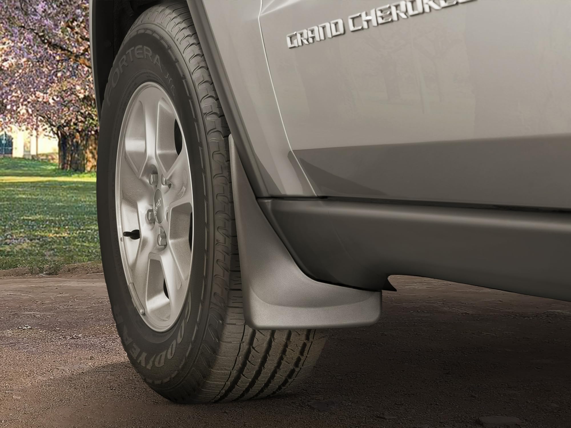 weathertech-custom-no-drill-splash-guards-mudflaps-for-ford-super-duty-front-rea image 2