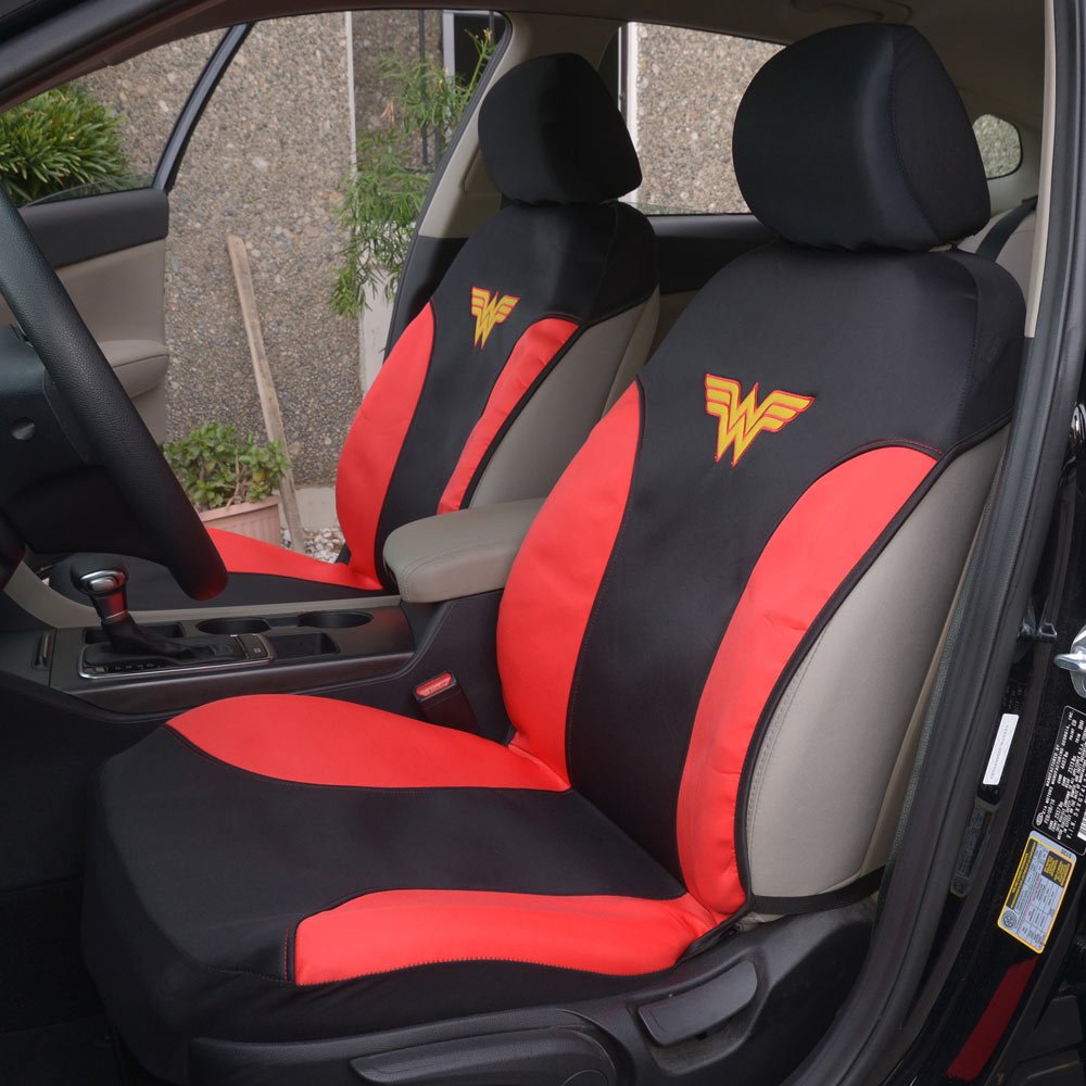 bdk-wonder-woman-licensed-dc-comics-front-seat-covers-waterproof-side-airbag-com image 2