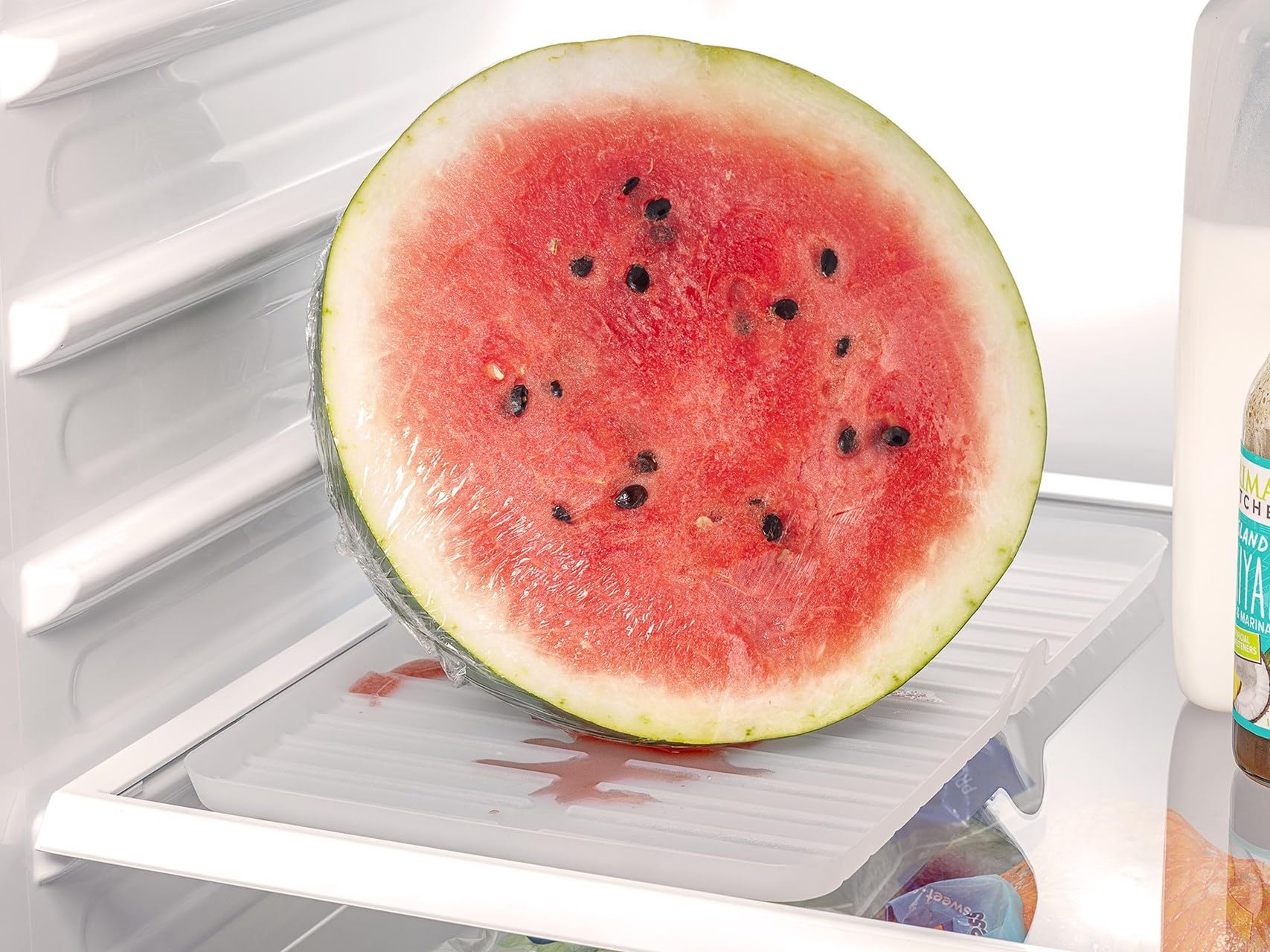 weathertech-fridgemat-clear-protective-refrigerator-liner-8-x-13-food-safe-stain image 3