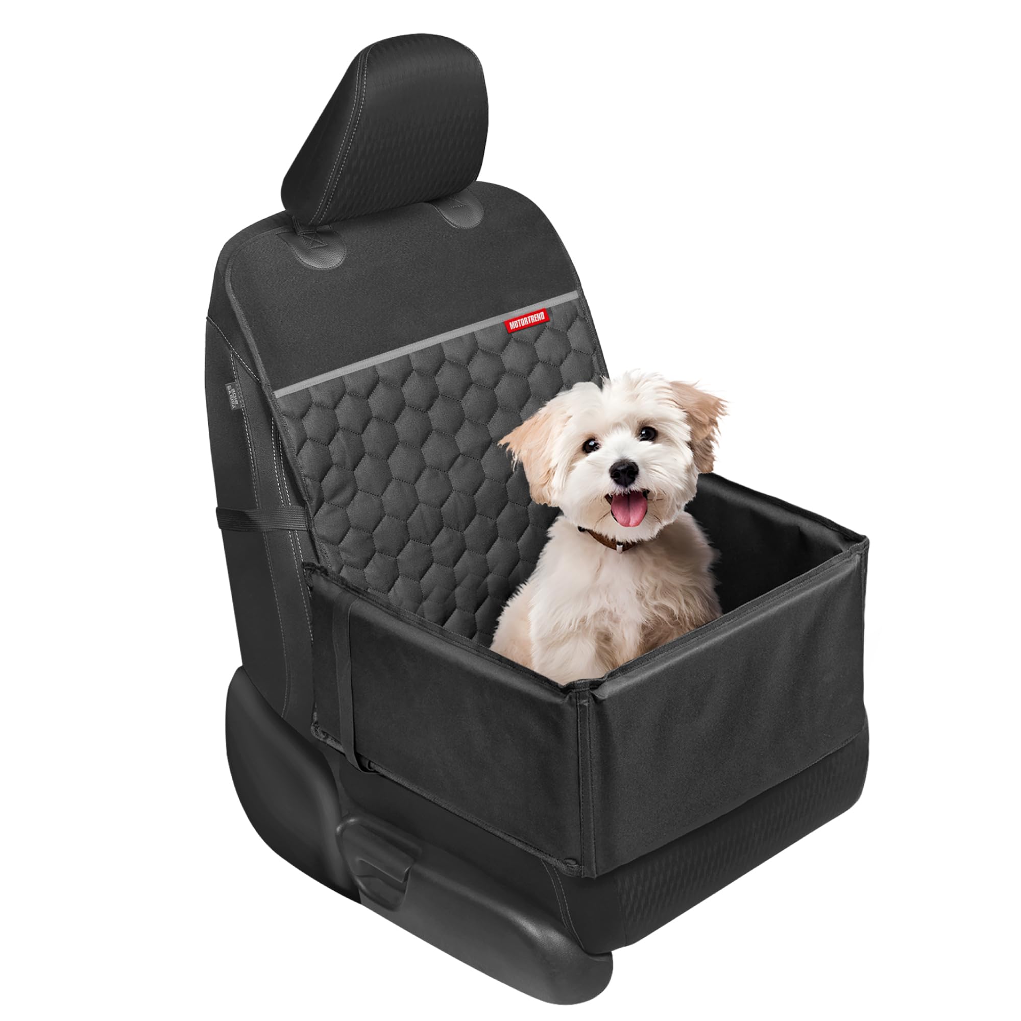 motor-trend-dog-car-seat-cover-for-back-seat-waterproof-non-slip-scratch-resista image 8