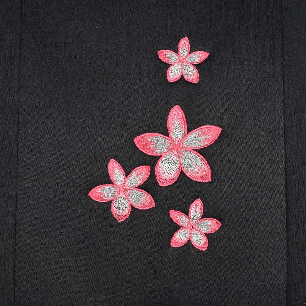 bdk-black-pink-floral-car-interior-gift-set-15-piece-universal-fit image 7