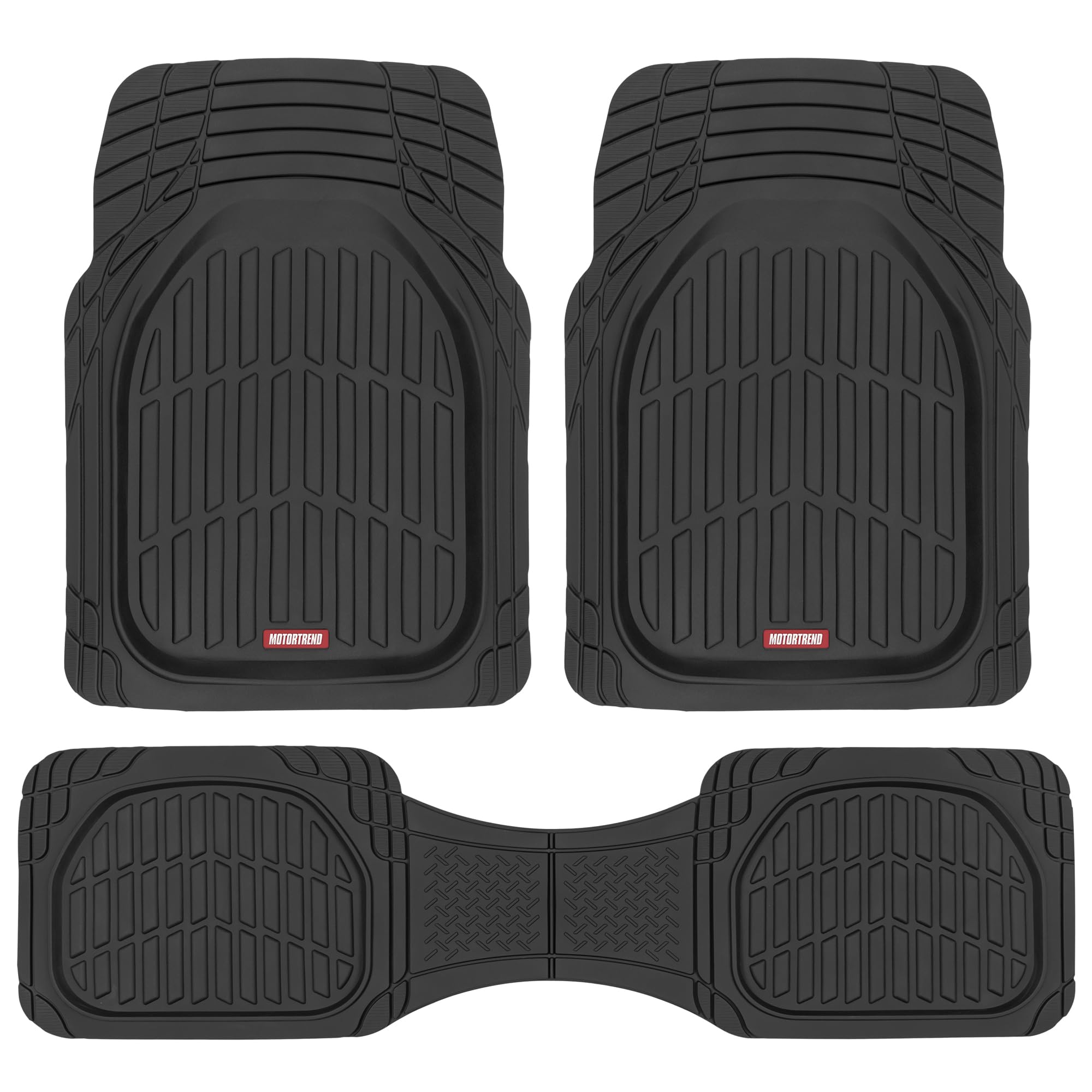 motor-trend-flextough-deep-dish-all-weather-floor-mats-black-trim-to-fit-univers image 1