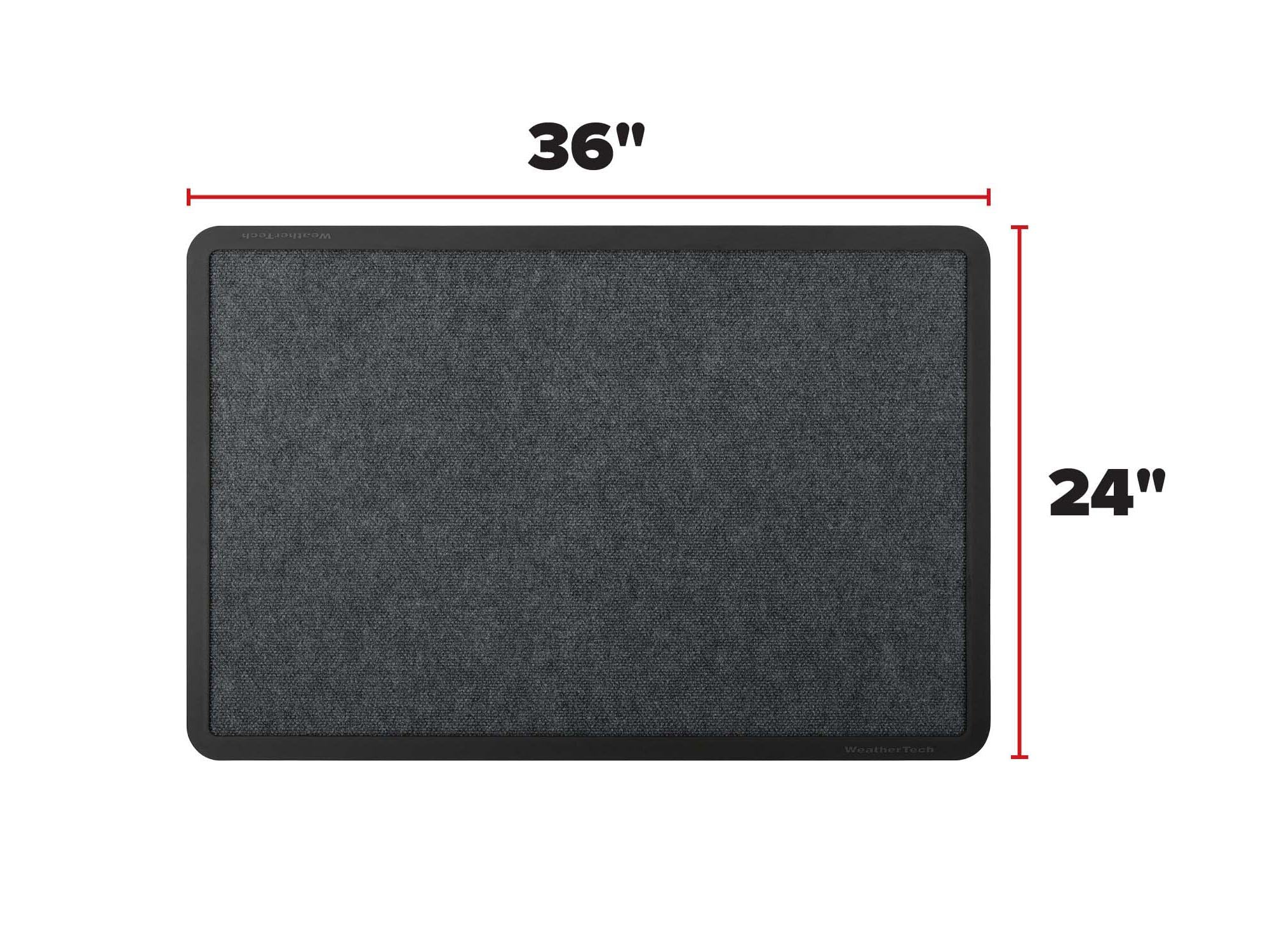 weathertech-carpetmat-indoor-entryway-doormat-24-x-36-grey-stain-resistant-made- image 3