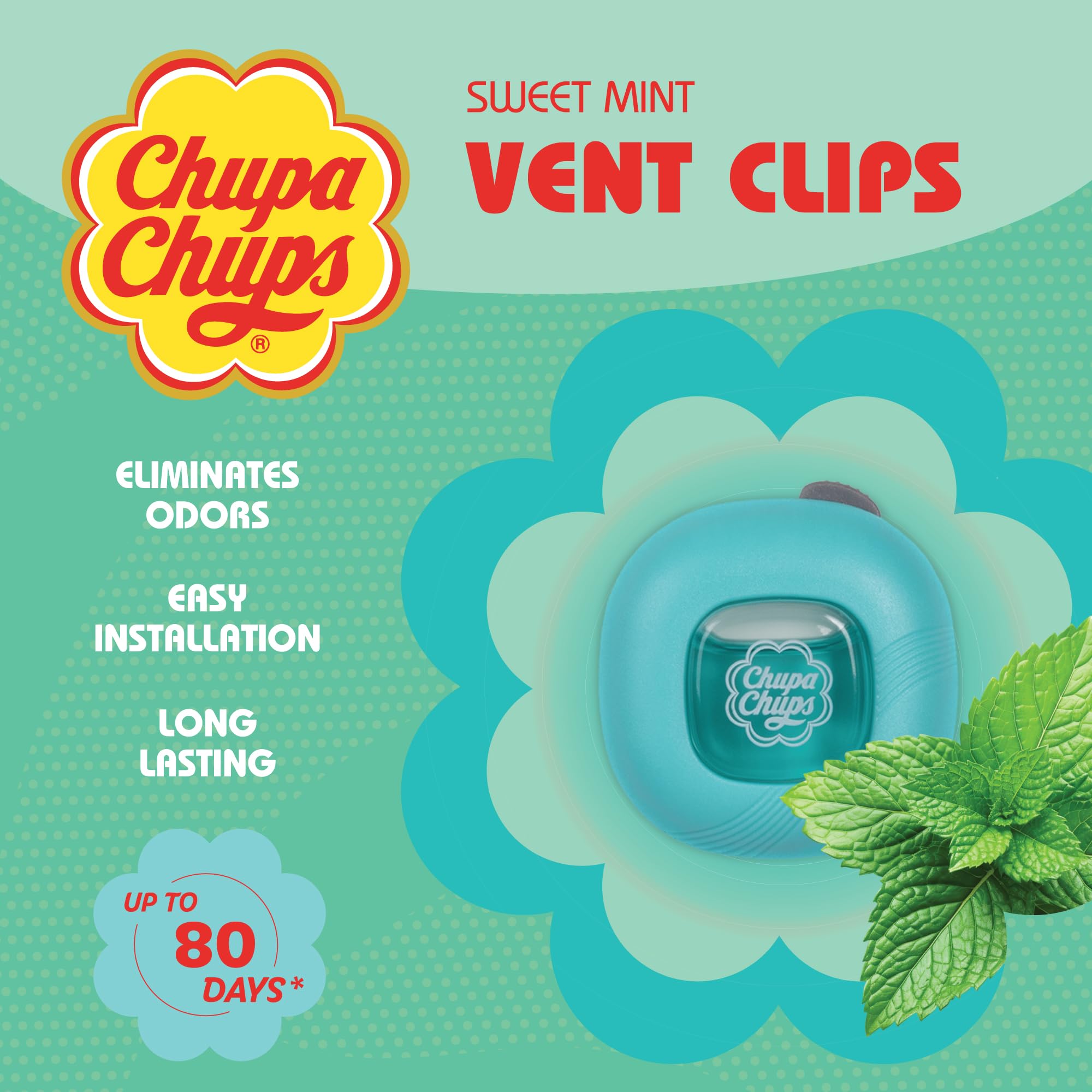 chupa-chups-car-air-freshener-sweet-mint-2-pack-by-bdk image 2