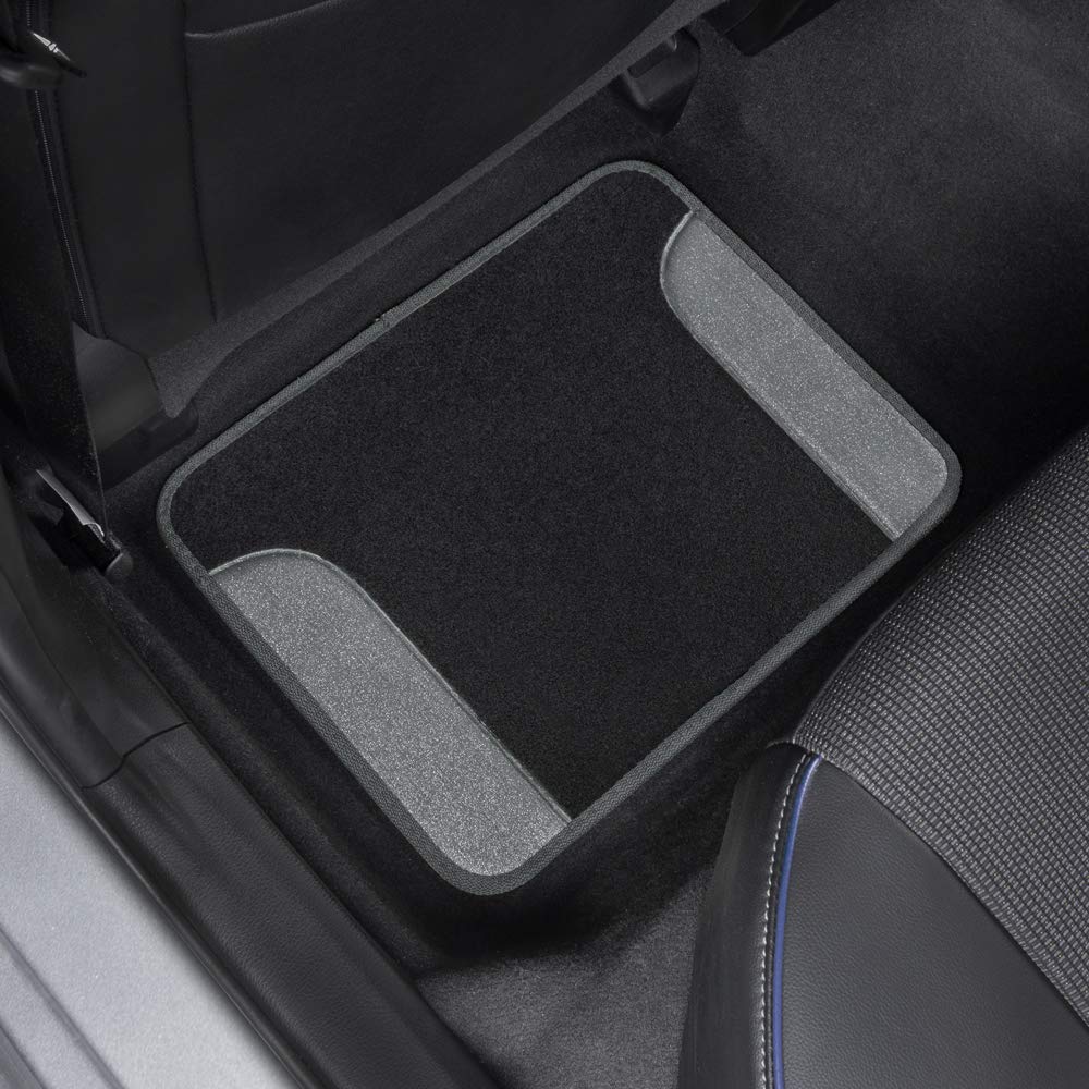 bdk-silver-glitter-carpet-car-floor-mats-two-tone-faux-leather-with-anti-slip-an image 5