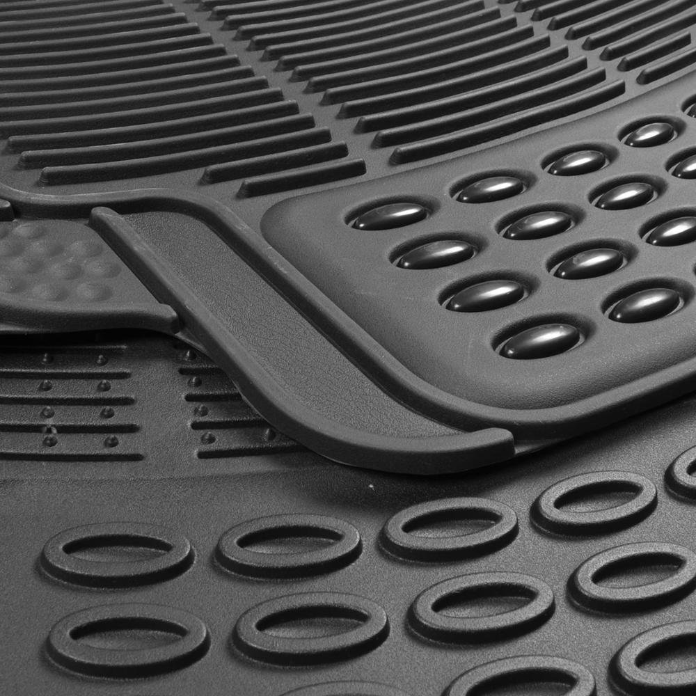 bdk-heavy-duty-rugged-rubber-rear-floor-mats-trimmable-all-weather image 8