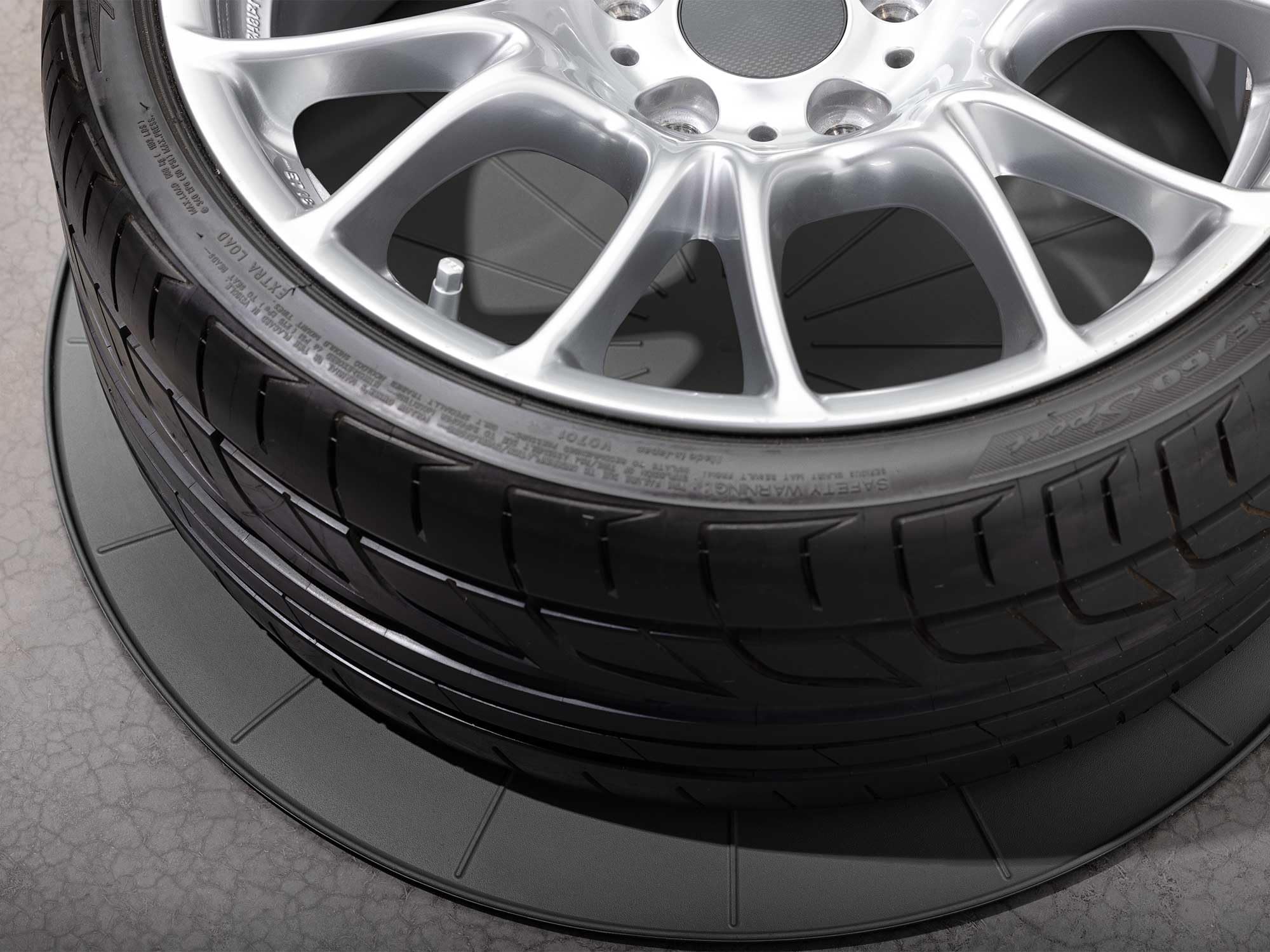weathertech-wheelstacker-24-wheel-stacker-ring-set-of-4-tpe-storage-for-tires-an image 5