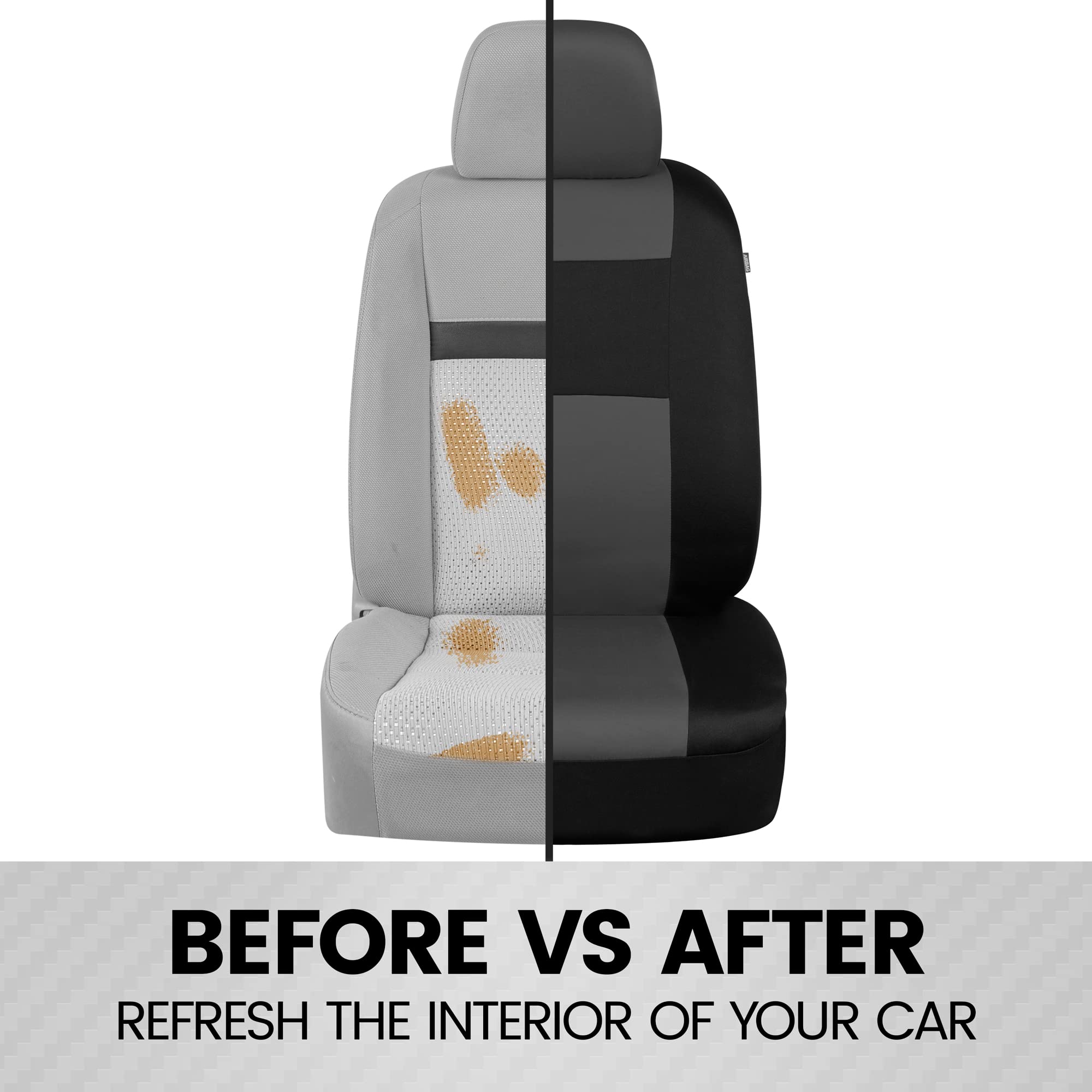 bdk-polypro-full-set-car-seat-covers-in-charcoal-on-black-with-steering-wheel-co image 6