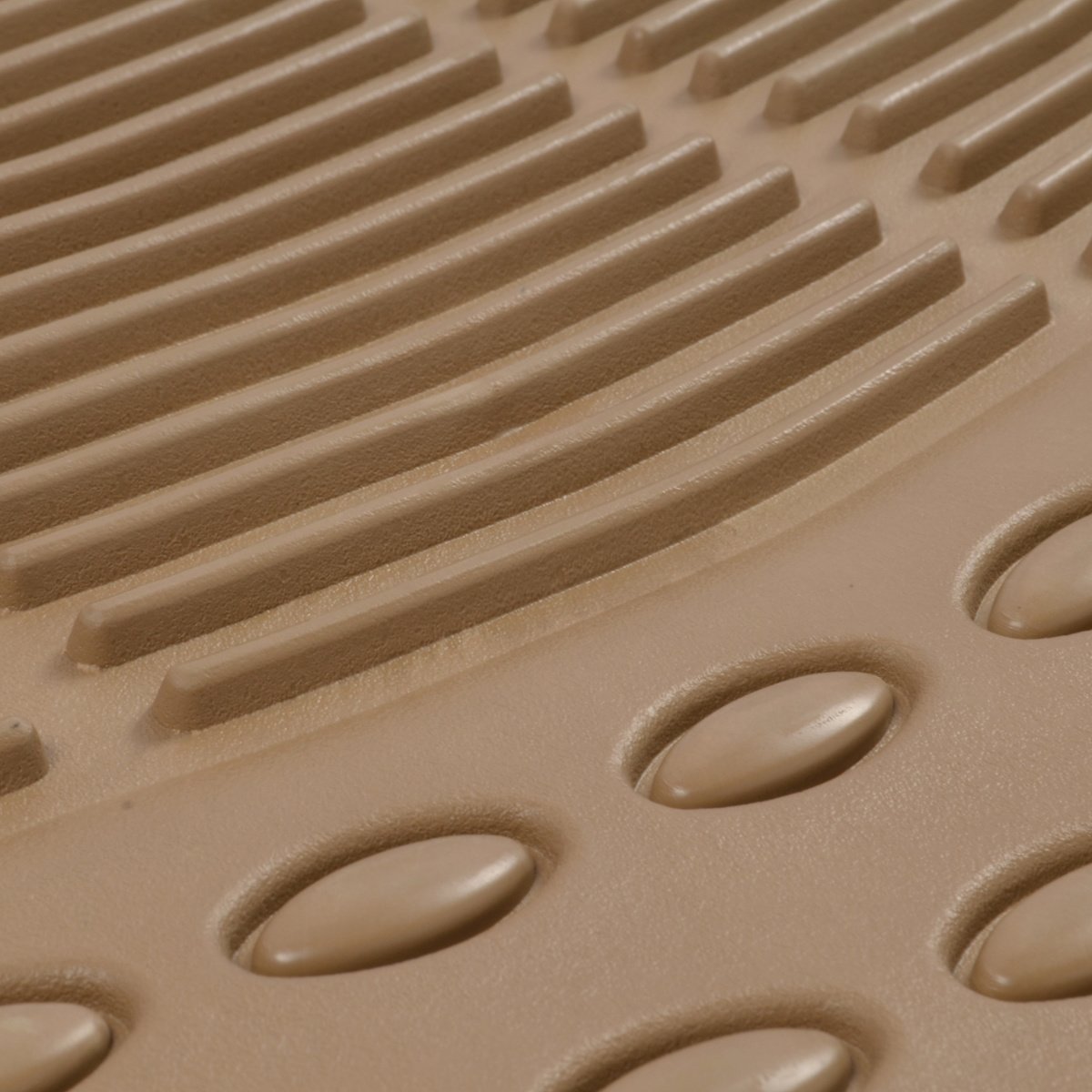 bdk-3pc-ridged-heavy-duty-rubber-floor-mats-universal-fit-mt-783-beige-all-weath image 4