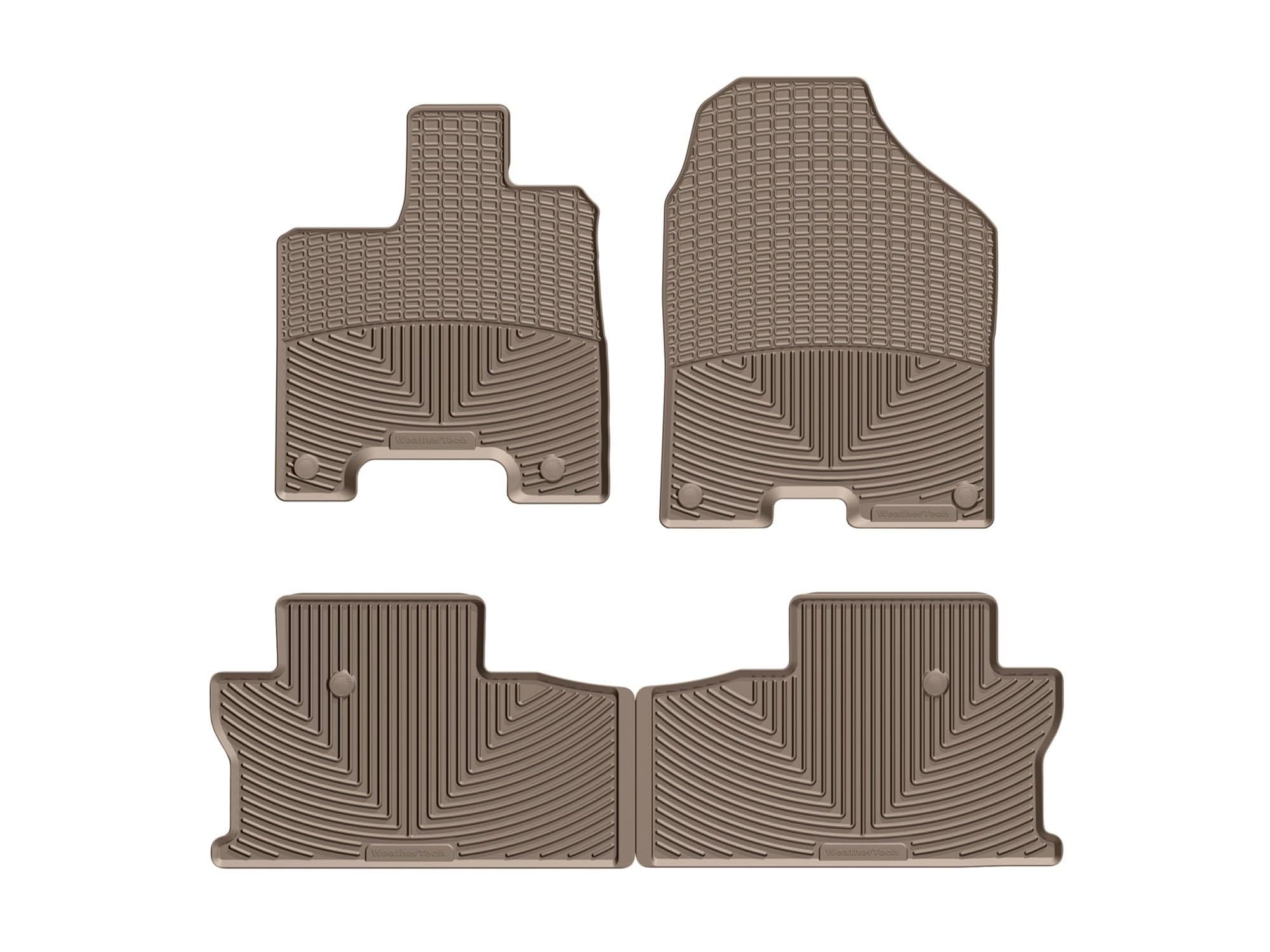 weathertech-all-weather-floor-mats-for-honda-ridgeline-2017-2026-1st-2nd-row-bla image 6