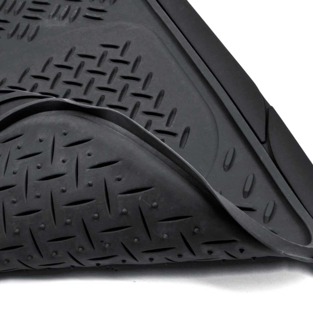 bdk-pro-grid-contour-liners-heavy-duty-rubber-floor-mats-for-car-suv-truck-van-u image 3