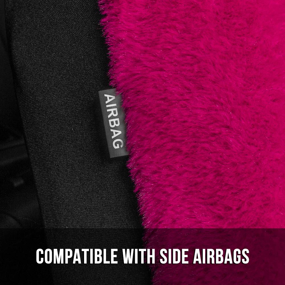 bdk-auto-sc-2414-hp-faux-wool-low-back-seat-covers-universal-sideless-front-seat image 5