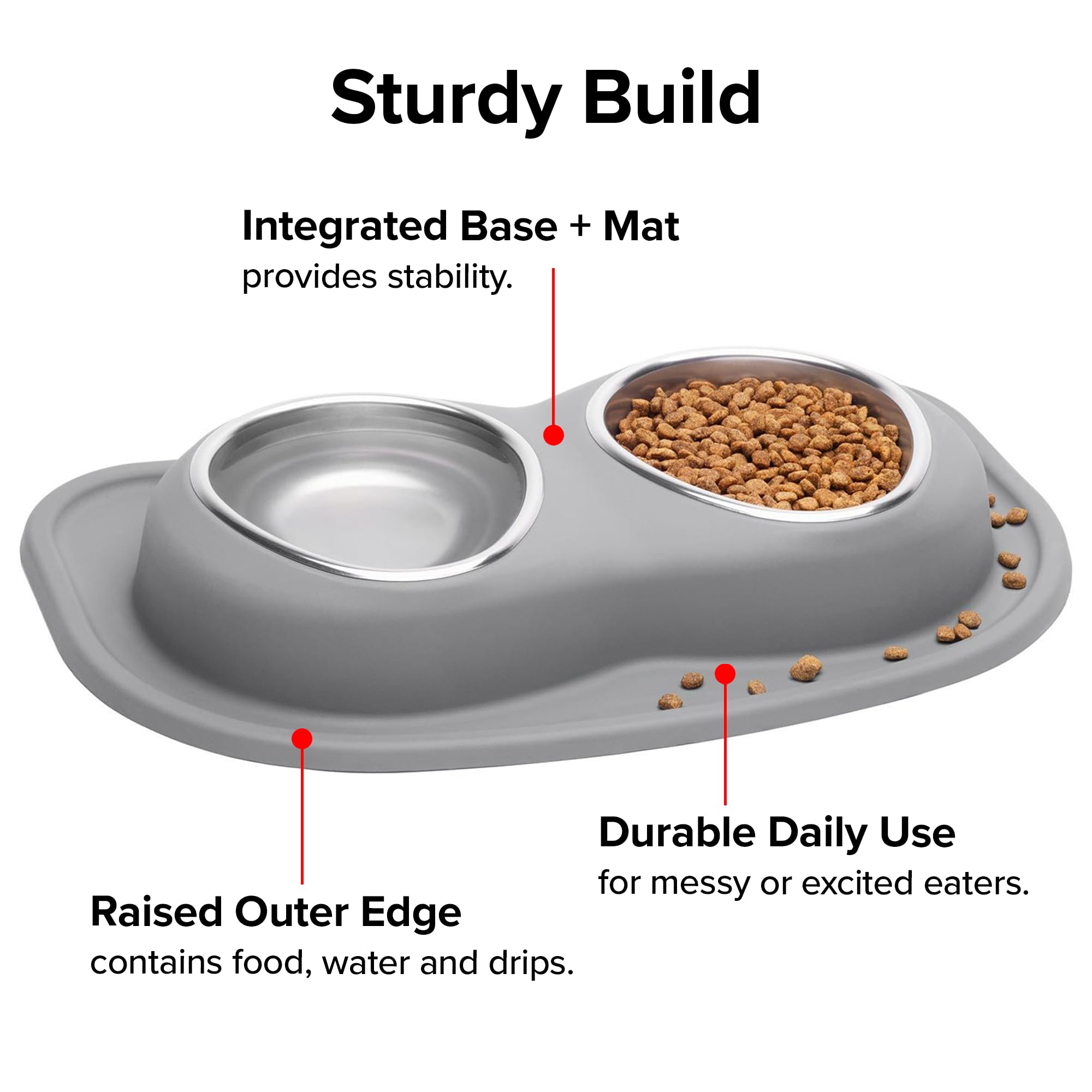 weathertech-double-low-pet-feeding-system-with-plastic-dog-cat-bowls-8-oz-1-cup- image 7