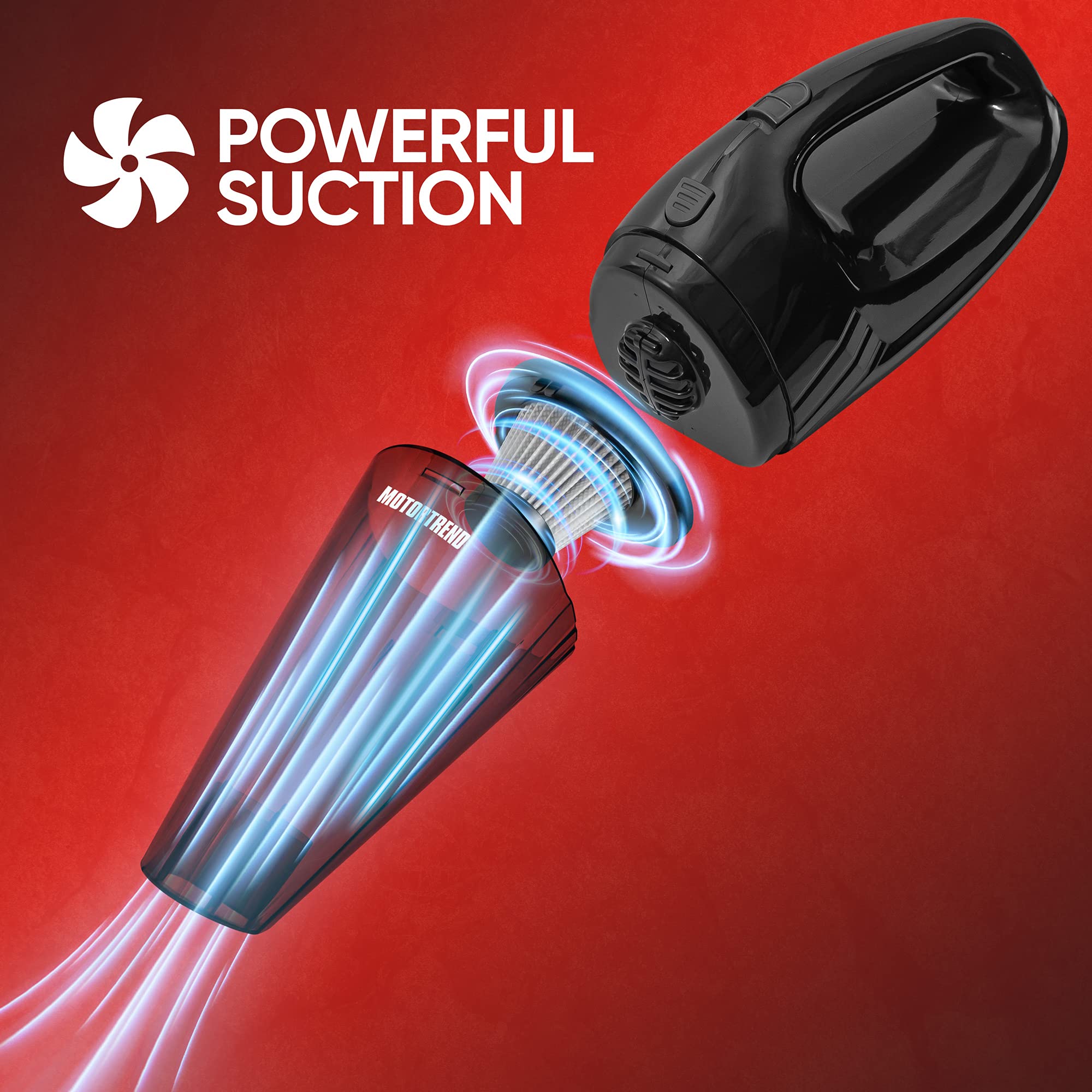 motor-trend-lightweight-portable-handheld-car-vacuum-cleaner-with-15-5-ft-cord-3 image 2