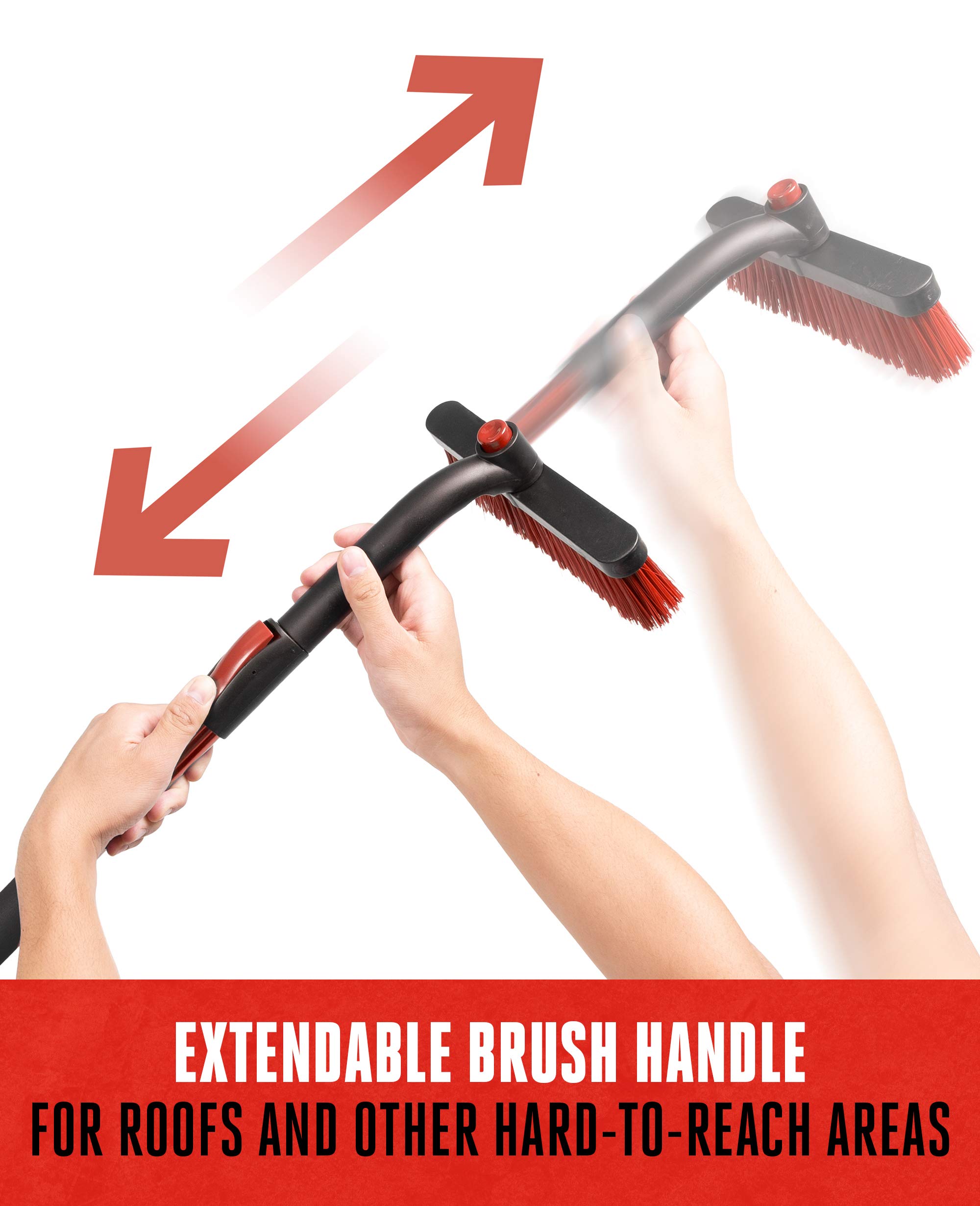bdk-motor-trend-ice-scraper-with-extendable-handle-and-rotating-brush-head image 3