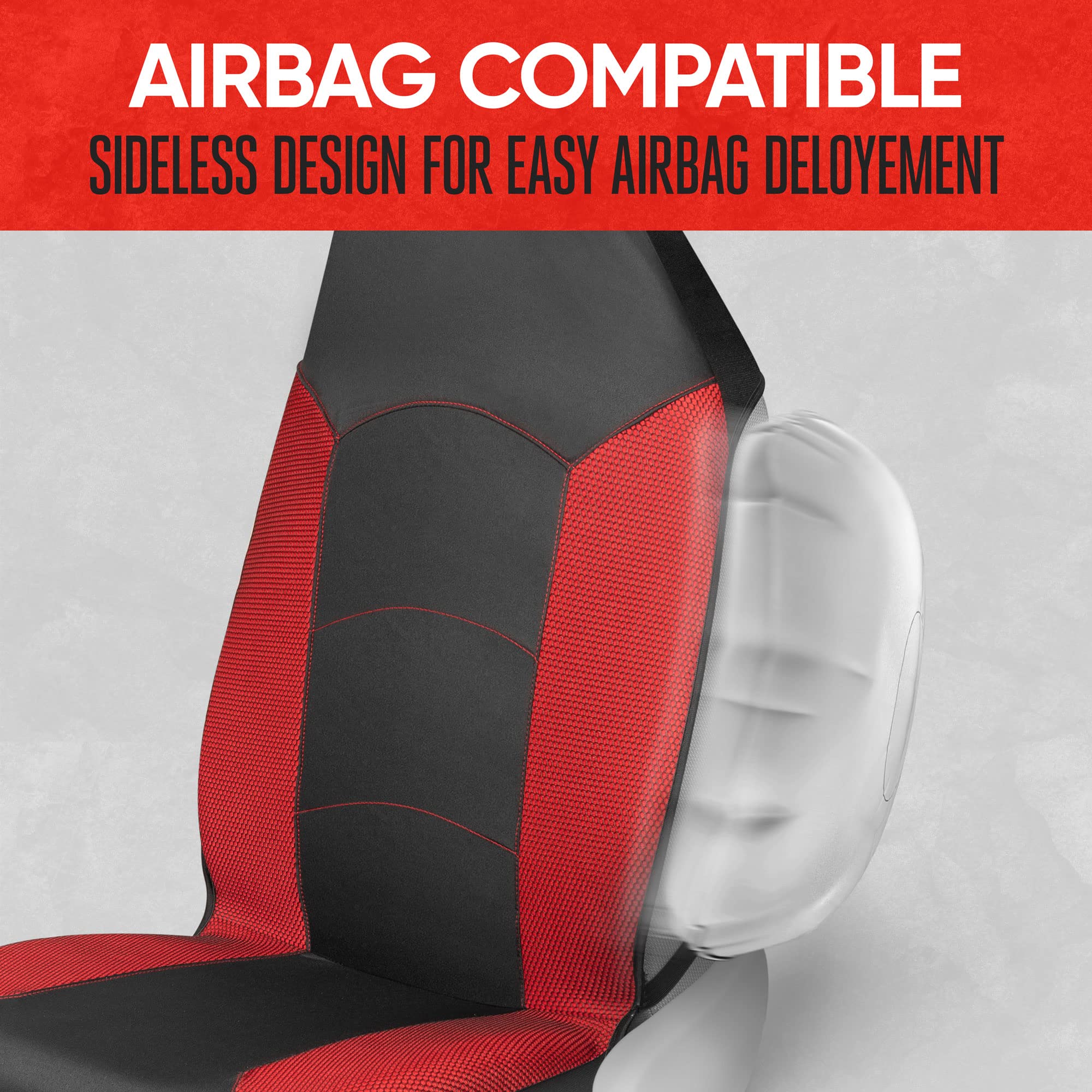 motor-trend-mesh-red-front-seat-covers-universal-high-back-fits-vehicles-with-in image 5