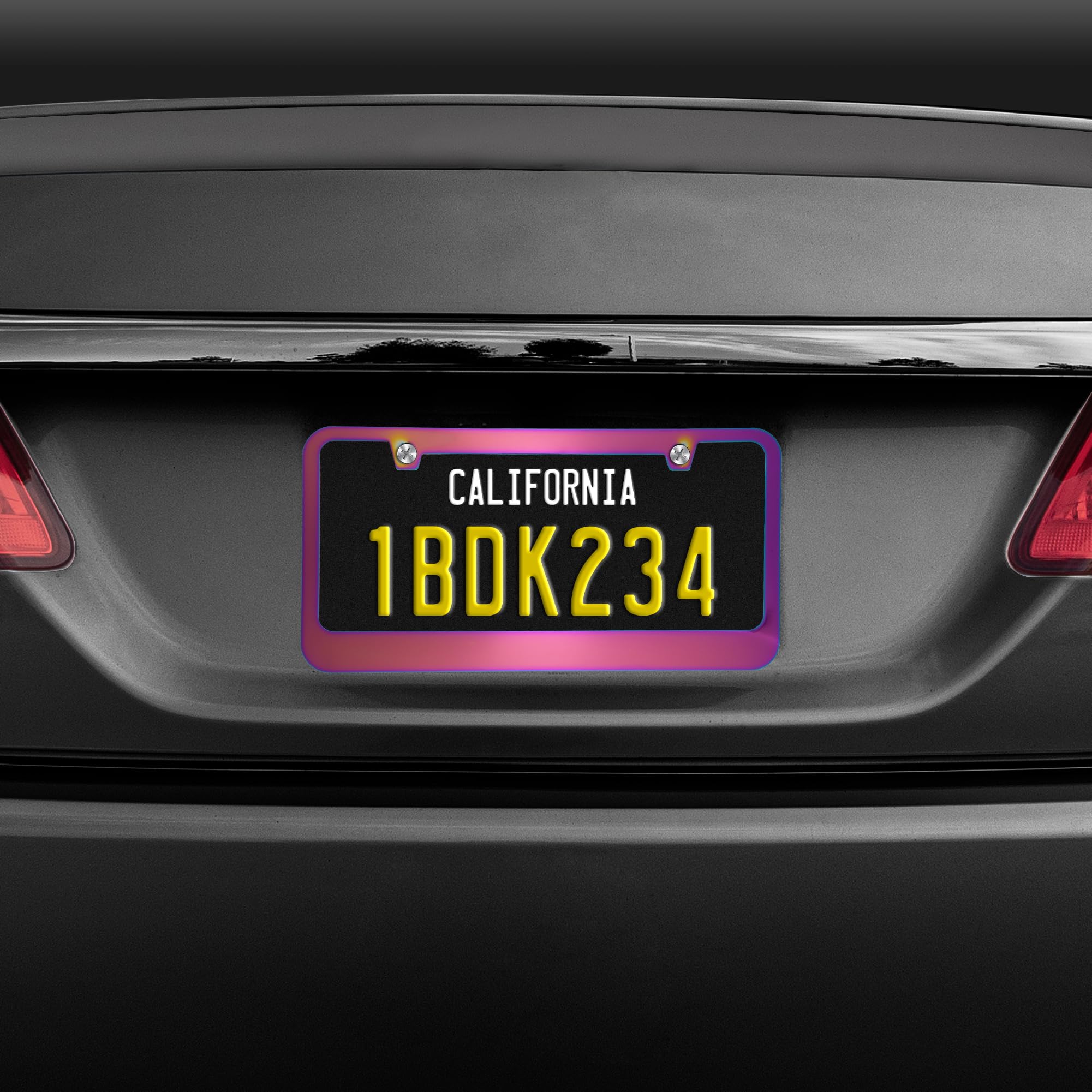 bdk-heavy-duty-stainless-steel-license-plate-frame-universal-size-pack-of-2 image 7
