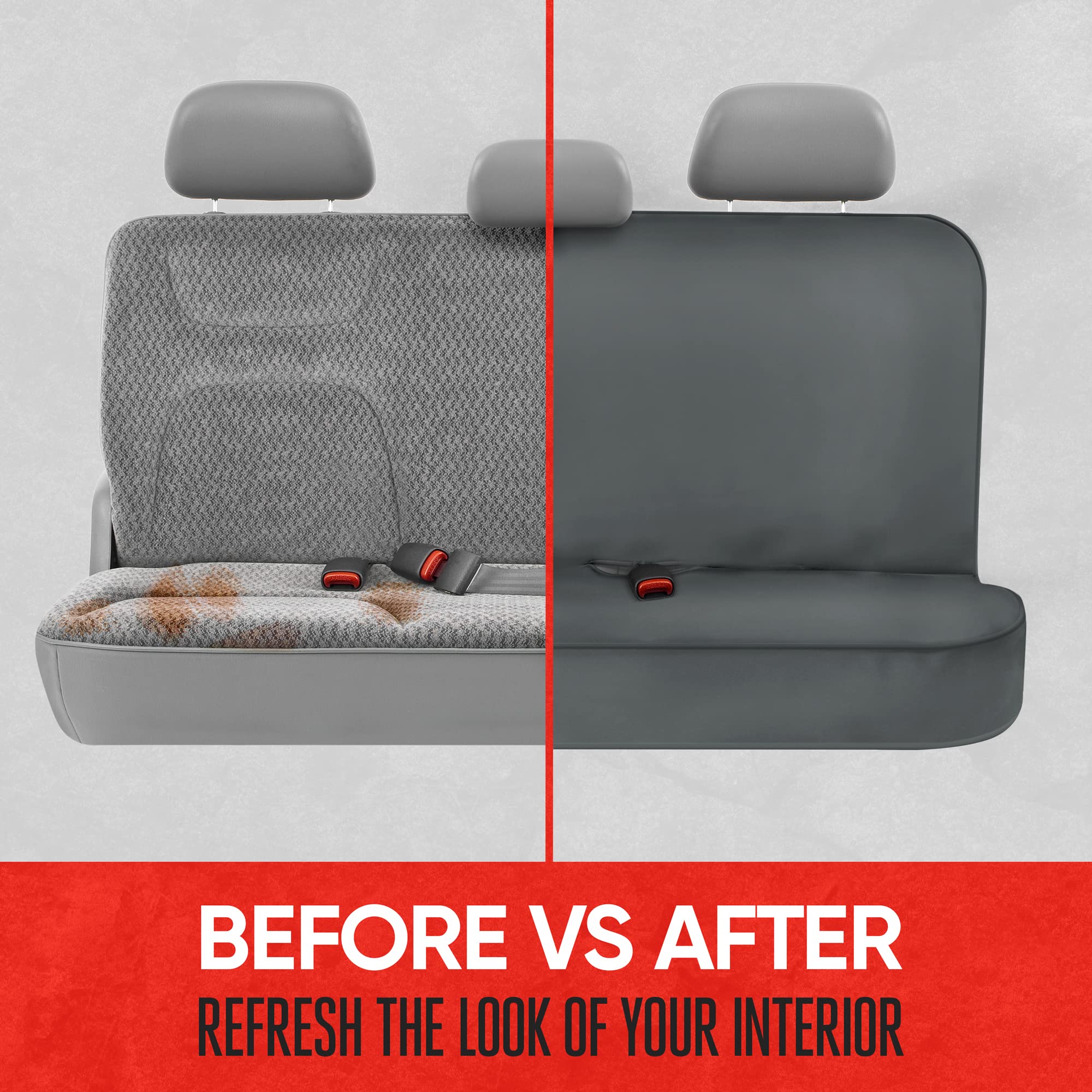 motor-trend-spillguard-waterproof-neoprene-rear-bench-seat-cover-universal-fit-f image 4