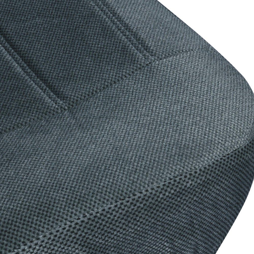 bdk-charcoal-dotted-cloth-regal-style-2-piece-premium-high-back-auto-seat-covers image 4